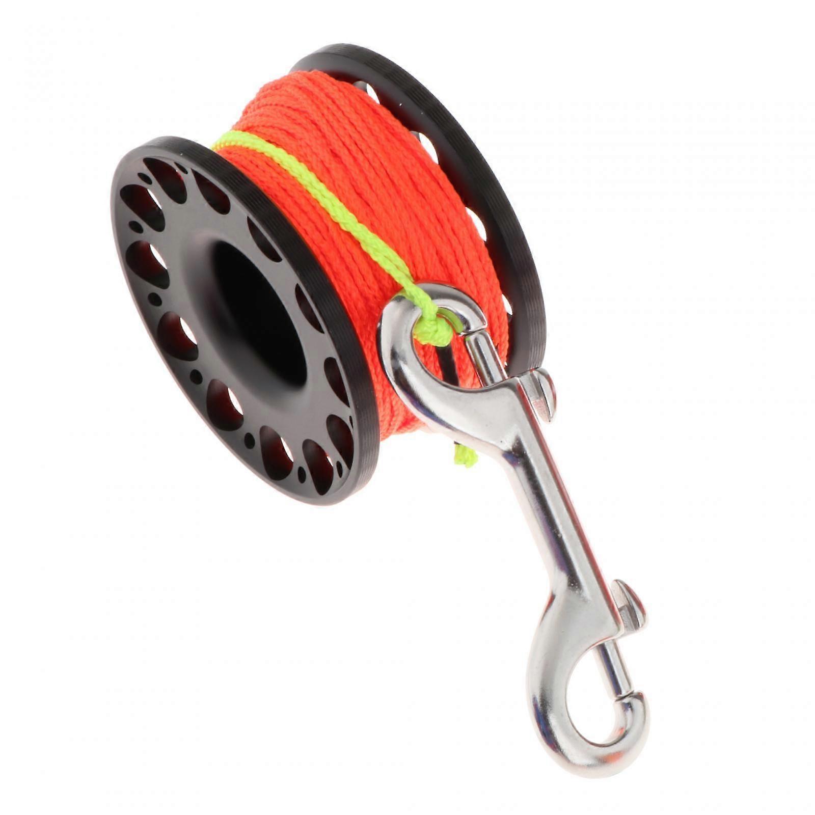 Çift Uçlu Cıvata Çıtçıtlı Klipsli Tüplü Dalış Makarası, Tüplü Makara Parmak Makarası