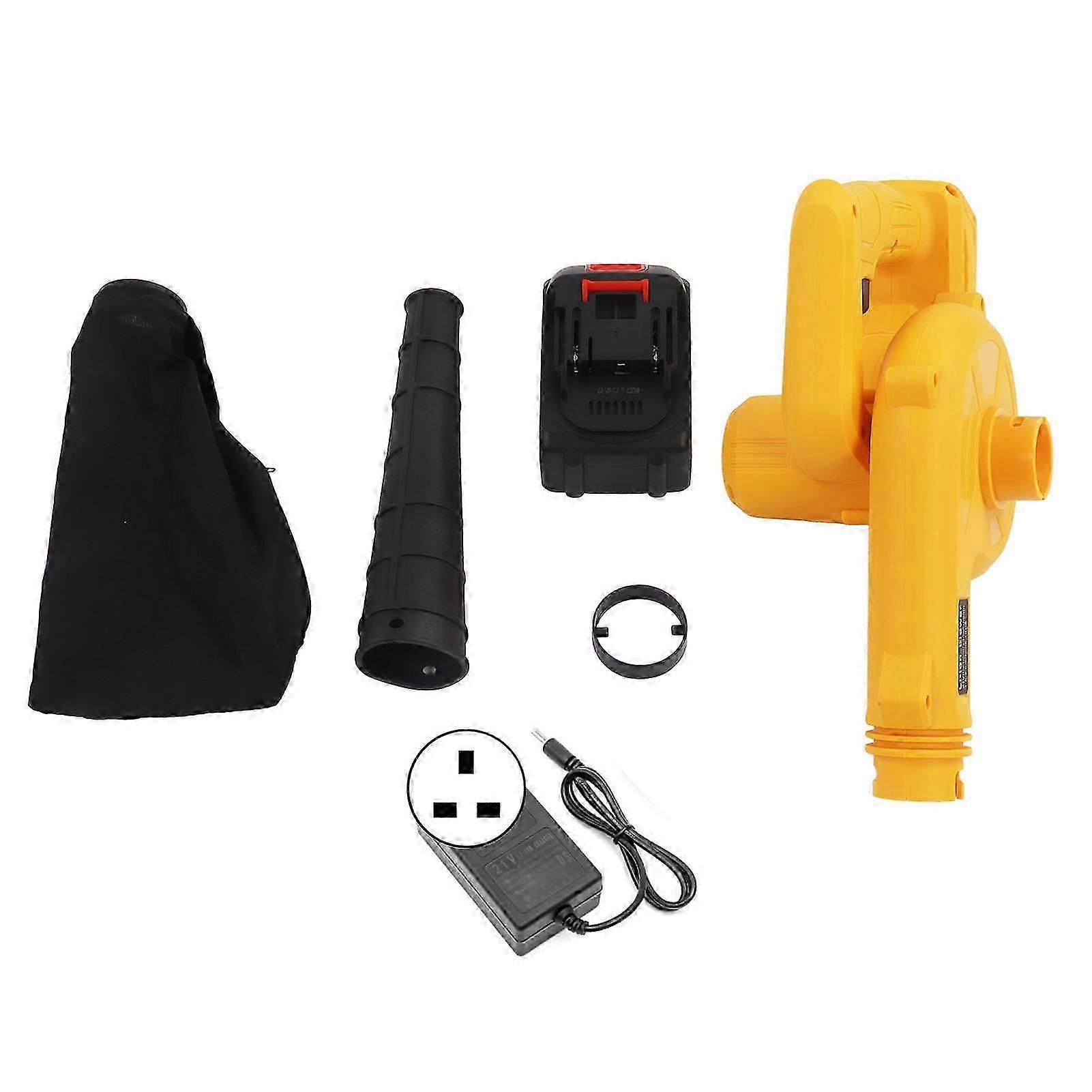Electric Leaf Blower Cordless Battery Powered Noiseless Multi Functional Rechargeable Blower 100?240V UK Standard