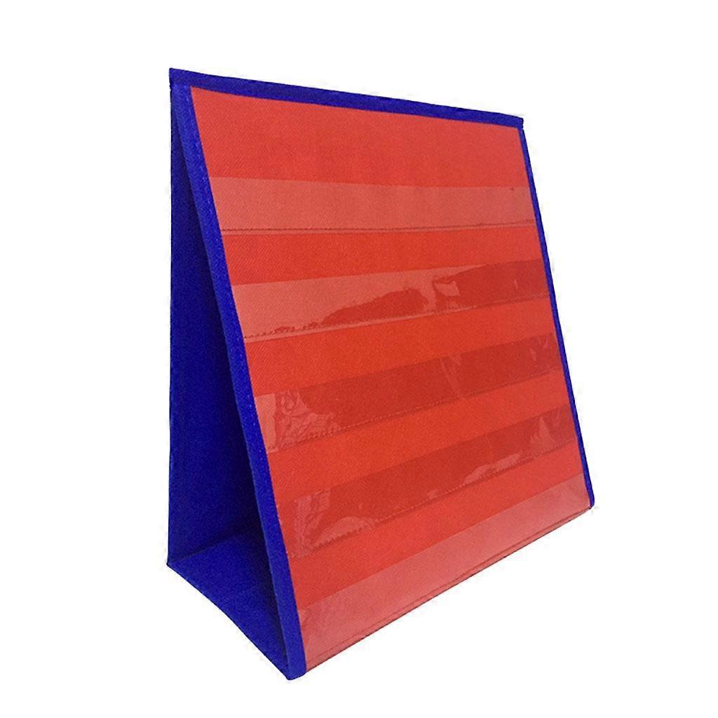 Tabletop Desktop Pocket Chart Self-Standing for Classroom Teaching Suplies