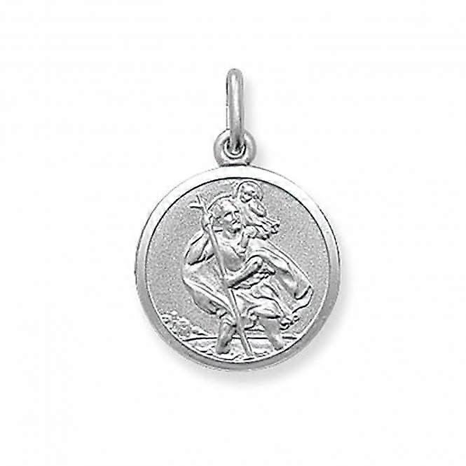 Acotis Silver Pendant St. Christopher Double-Sided G6136