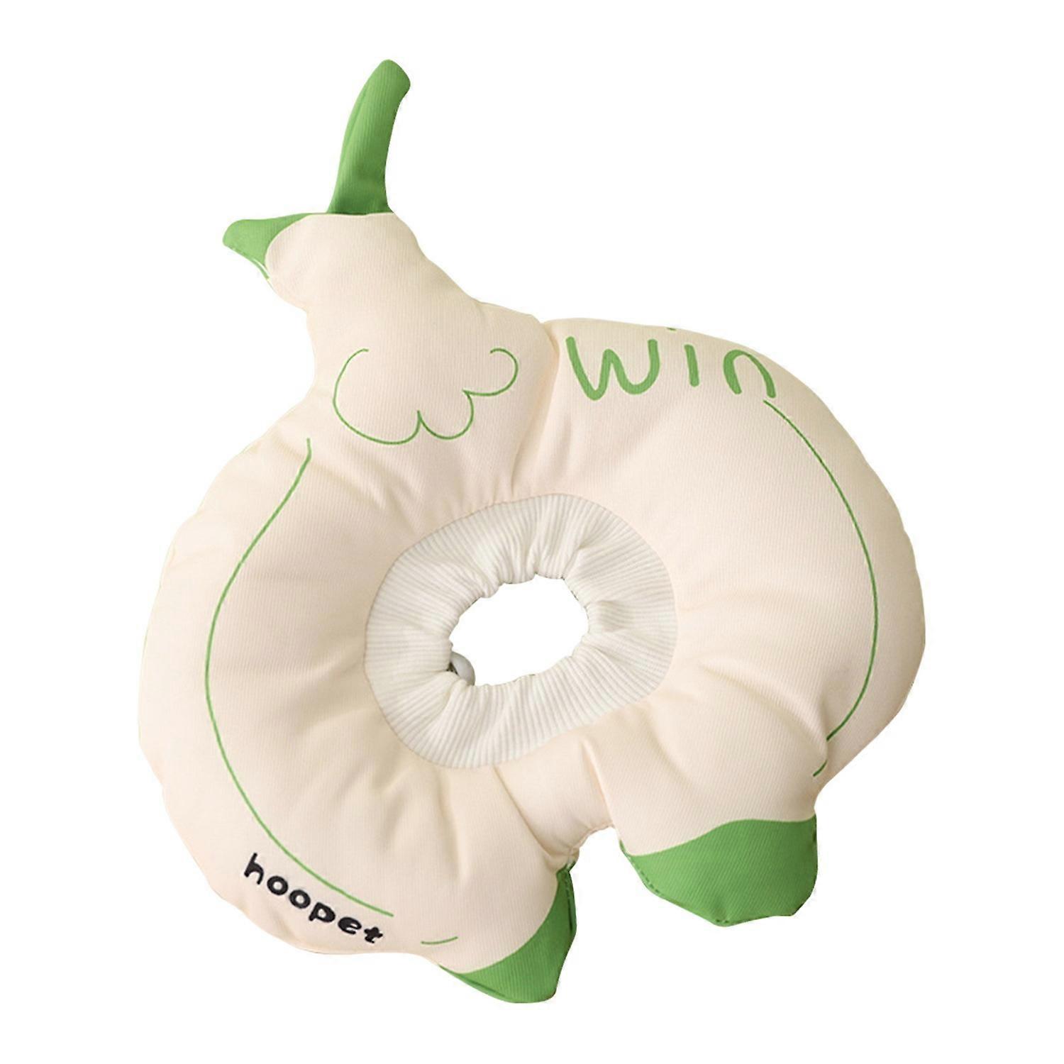 Garlic Shape Cat Recovery Collar Anti-Licking Adjustable Elizabethan Circle Bite-Resistant