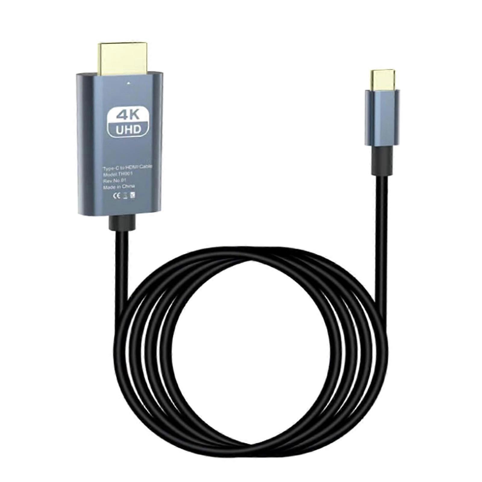 Quality USB C HDTV Adapter Supports 4K30Hz Resolution Compatible for Phones Computers Game Consoles Enhances Viewing