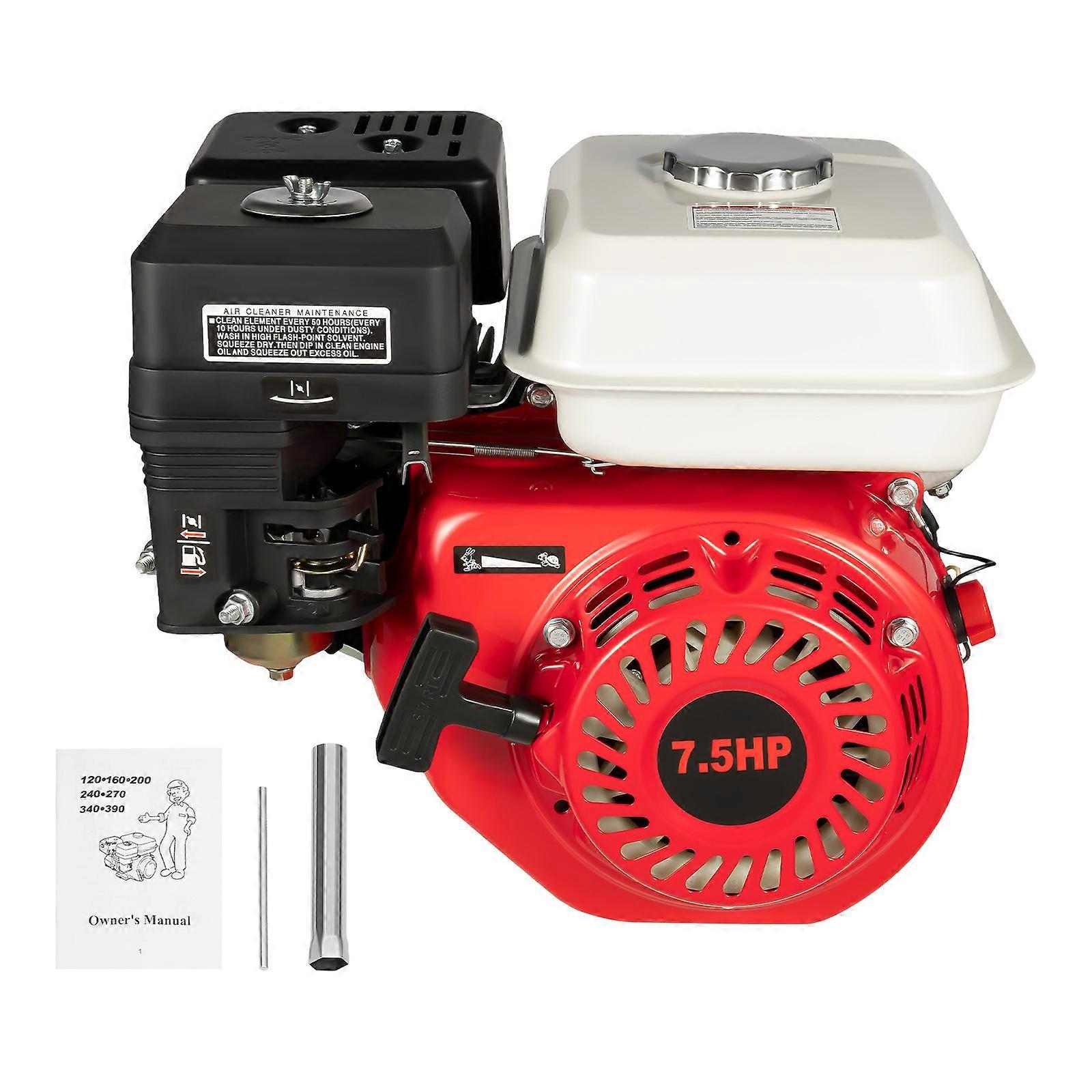 4-stroke 7.5HP Go-karts Motor Multi-purpose Gasoline Engine 5100W Compressor Generator Engine