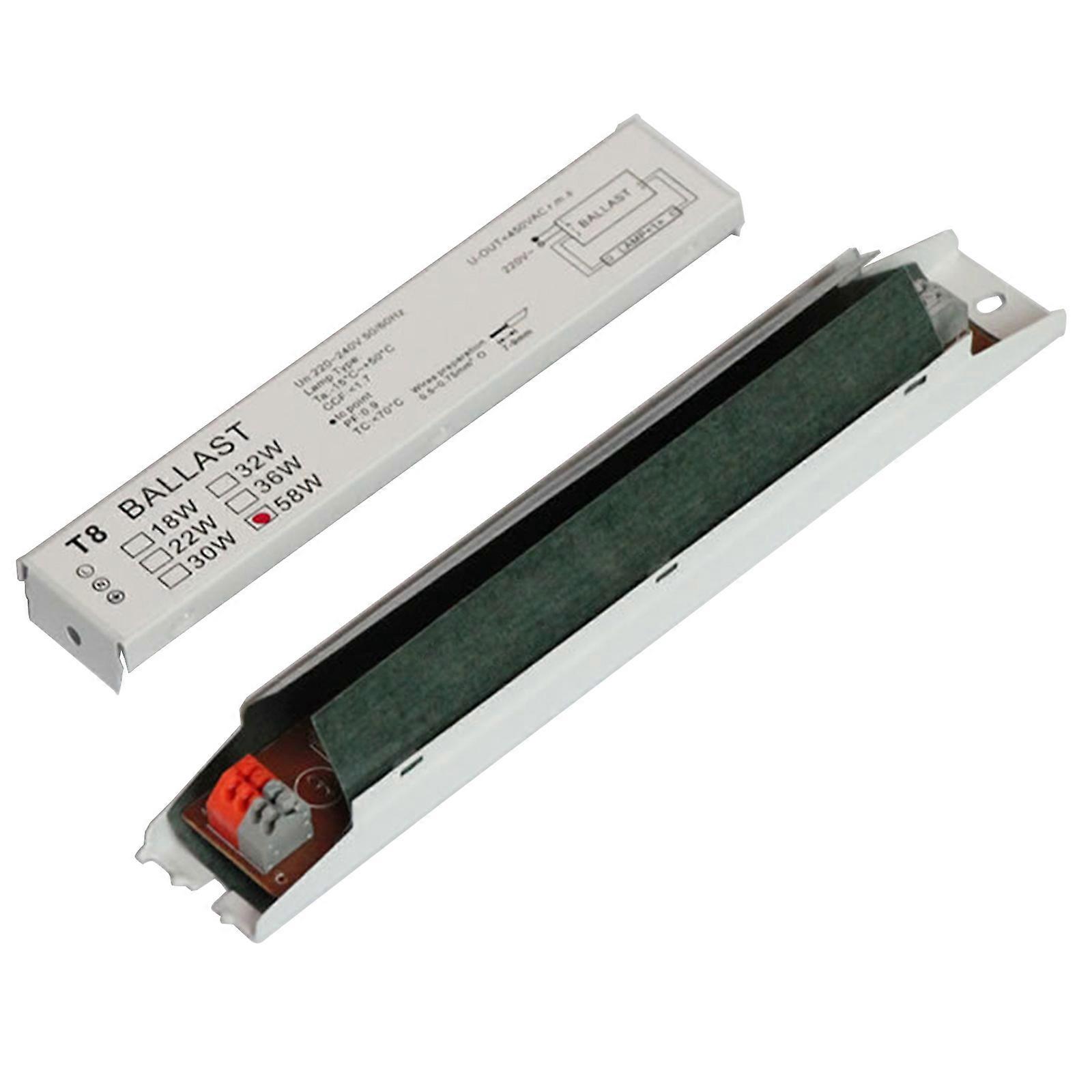 Balastro electrónico de amplio voltaje T8 de alta calidad Lámpara fluorescente de 8x1 pulgadas Balastro Lámpara fluorescente Partes B