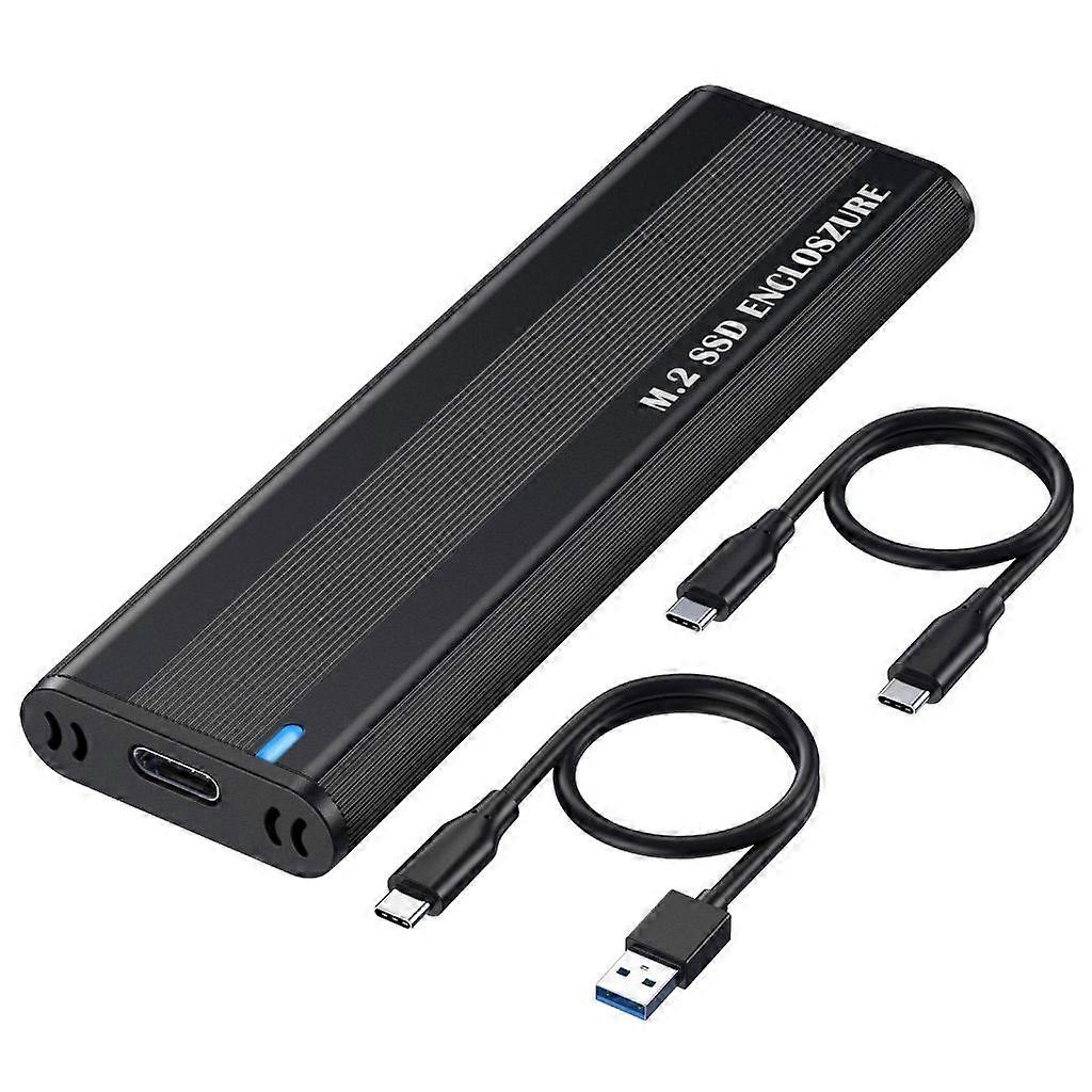 M2 NVME SSD Enclosure Box USB3.1 Type-C 10Gbps Hard Drive Case- Dual-Protocol