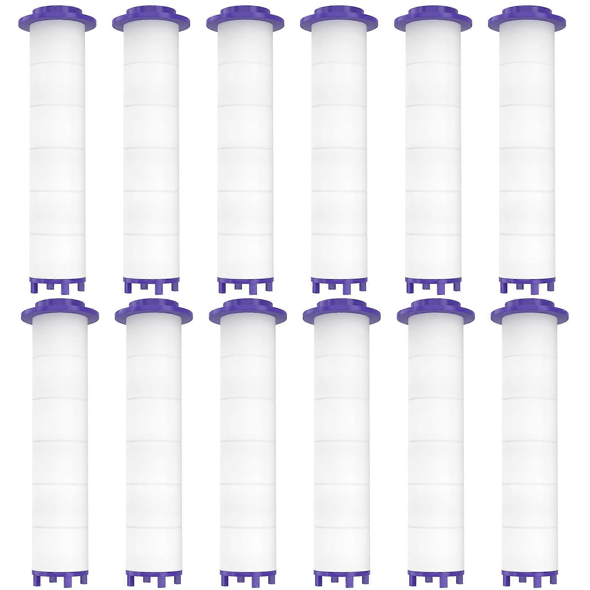 Hydro Jet Shower Filter 12-Piece Set For Handheld High-Pressure Shower Head Vortex Turbo Fan Compatible