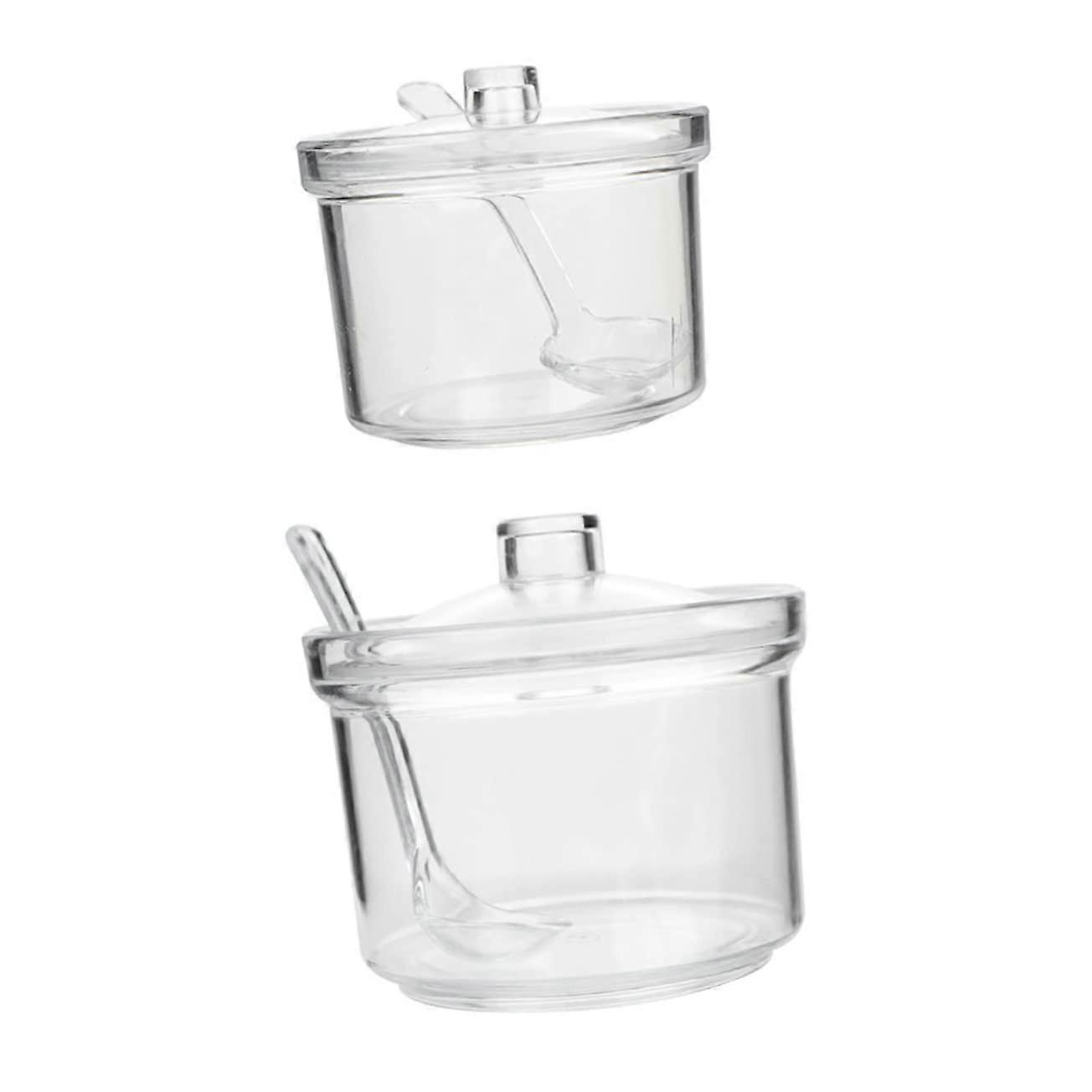 Glass Seasoning Box 2 Pack for Terrarium