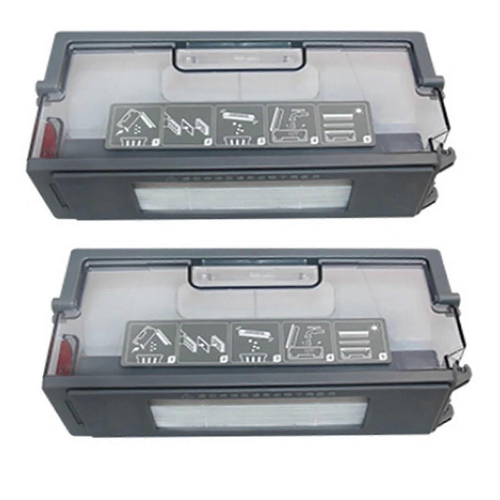 2 Pieces Robotic Vacuum Cleaner Dust Container for Home Cleaning