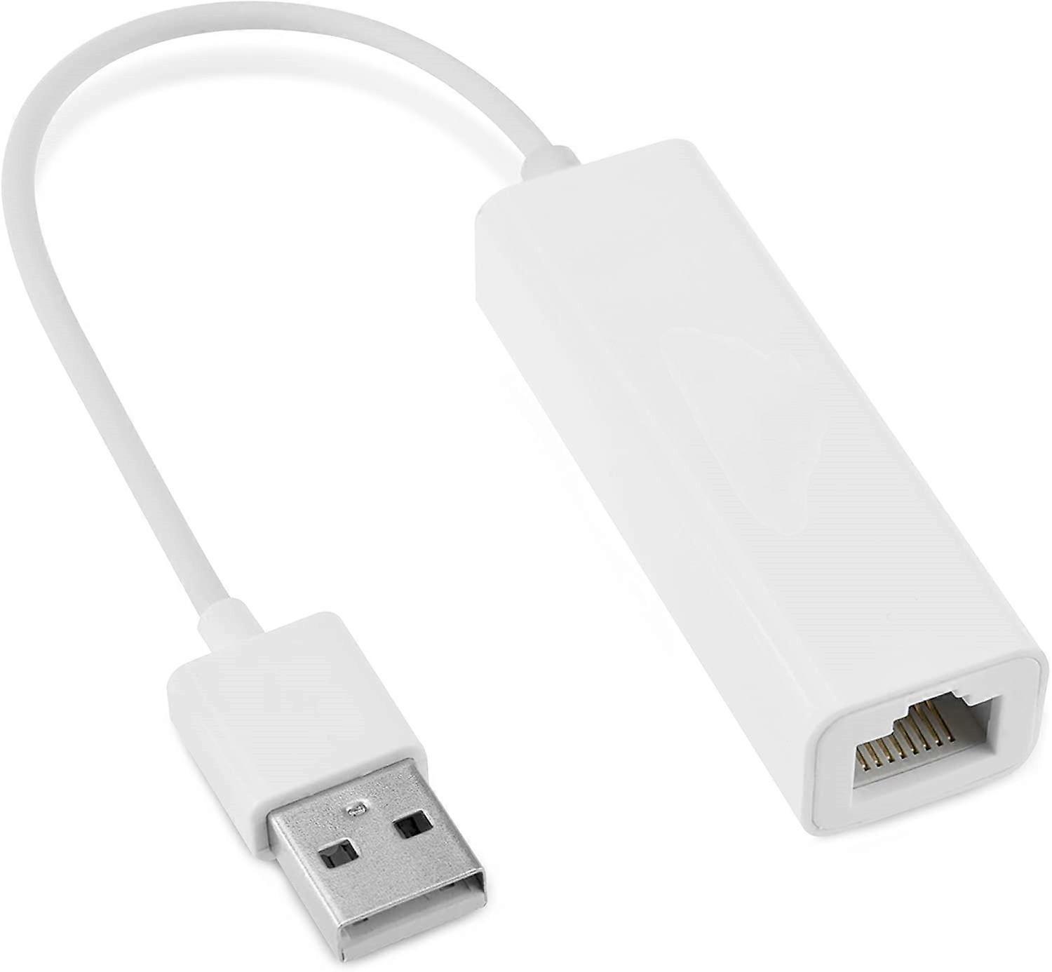 USB Ethernet (LAN) Network Adapter Compatible with Laptop, Computers and All USB 2.0 Compatible Devices Including Windows 10/8.1/8 / 7 / Vista/XP