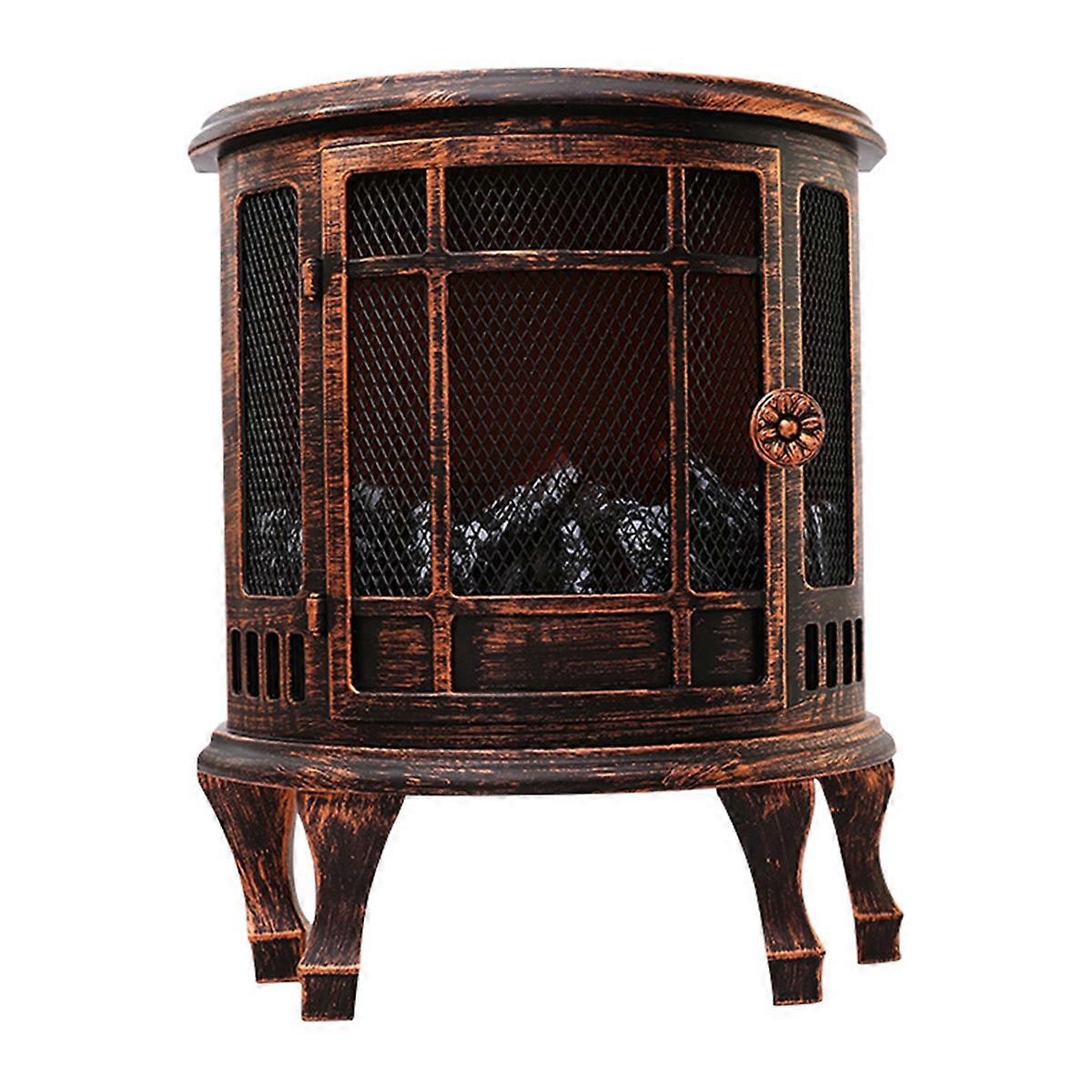 Mini LED Fireplace Vintage Decorative Lantern Fall Decoration