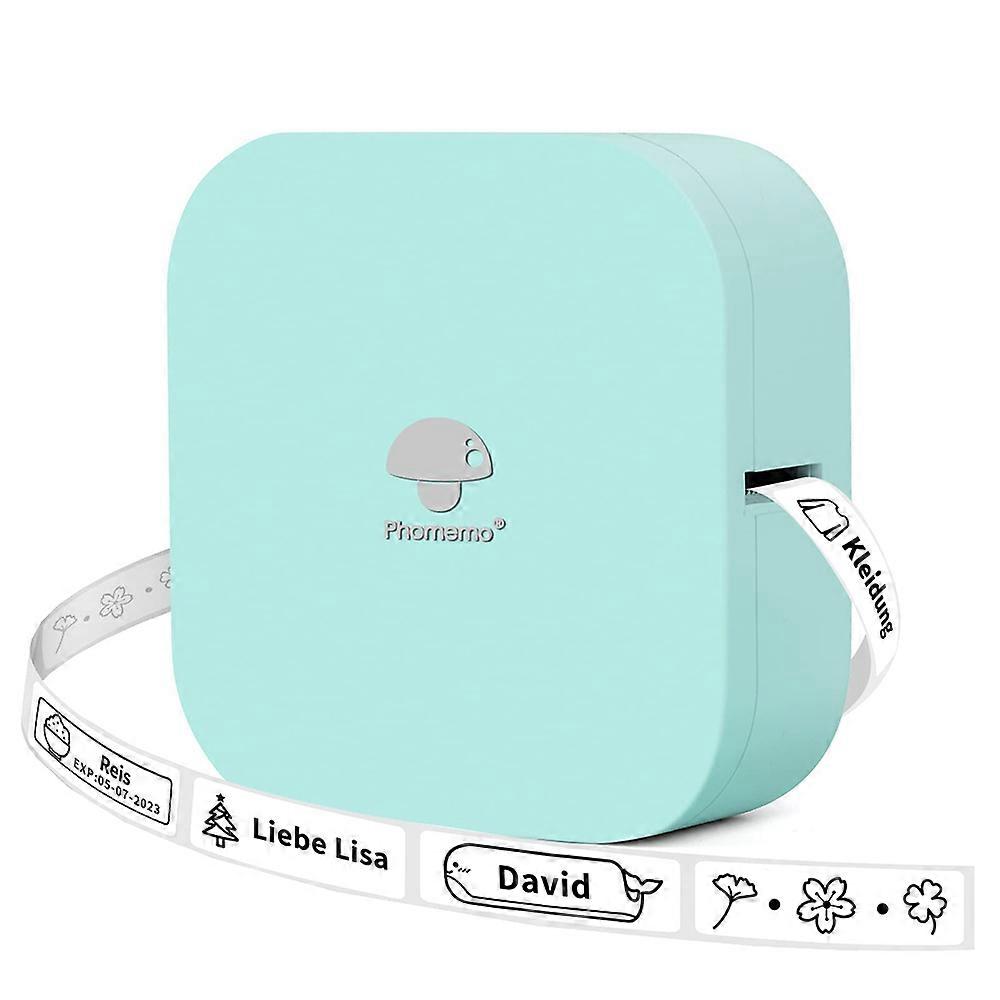 Bluetooth Label Printer, Labelling Device Self-Adhesive Compatible with iOS Android, Portable Mini Label Device for Home Office School Labelling