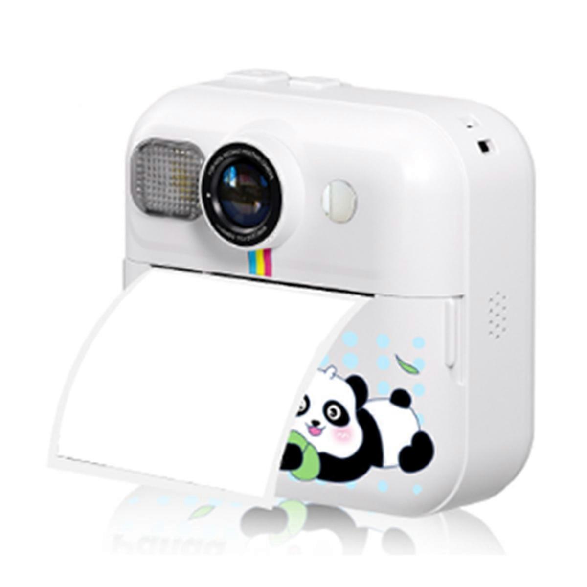1080p Kid Mini Instant Print Camera 32G Digital Photo Camera Toy Photo Printing Camera with 3Rolls Print Paper for Kid,A
