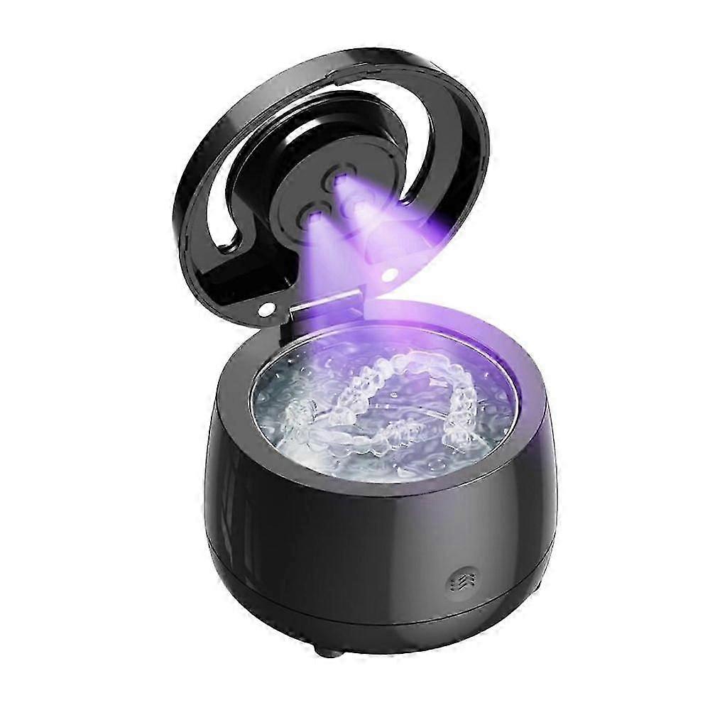 منظف التجنيب بالموجات فوق الصوتية لأطقم الأسنان ، منظف أسنان احترافي بالموجات فوق الصوتية 43 كيلو هرتز / 180 مل ، آلة تنظيف صوتية للواقي الليلي للفم