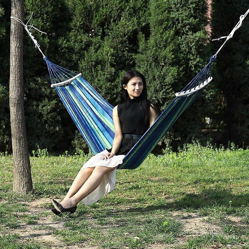 Outdoor Anti-rollover Canvas Hammock