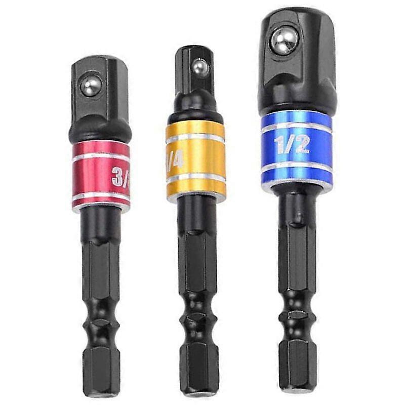 Three-piece color conversion post square joint hex handle (black shank)