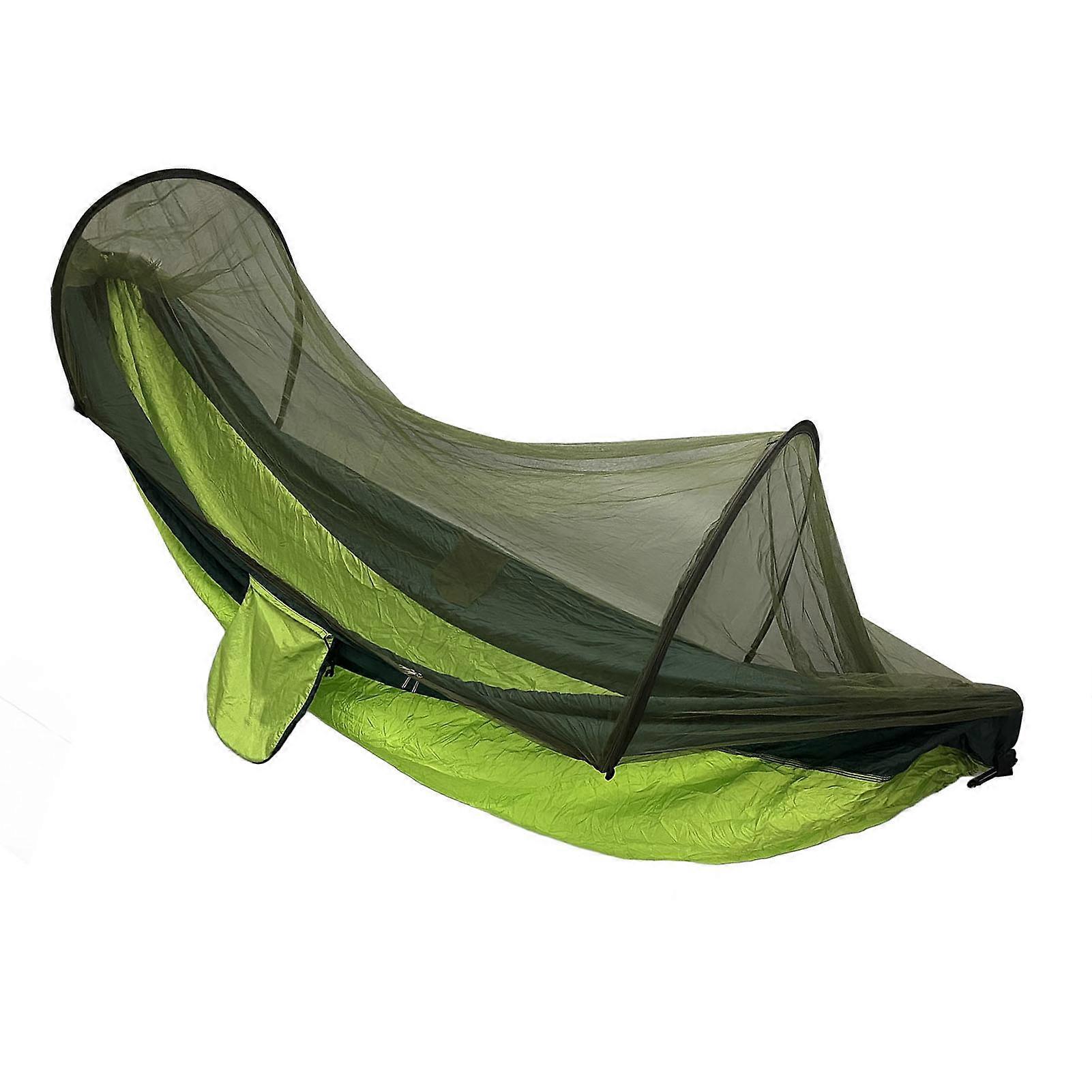 Lightweight Double Camping Hammock w/ Net 290x140cm, 440.9lb Max