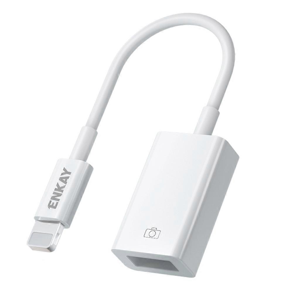 ENK-AT108 OTG Adapter Lightning to USB 3.0 Data Cable Camera Card Reader for iPhone iPad Converter