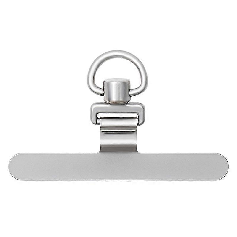 Phone Lanyard Tether Tab Metal Patch Pad with 360 Degree Rotary Buckle for Phone Shoulder Strap