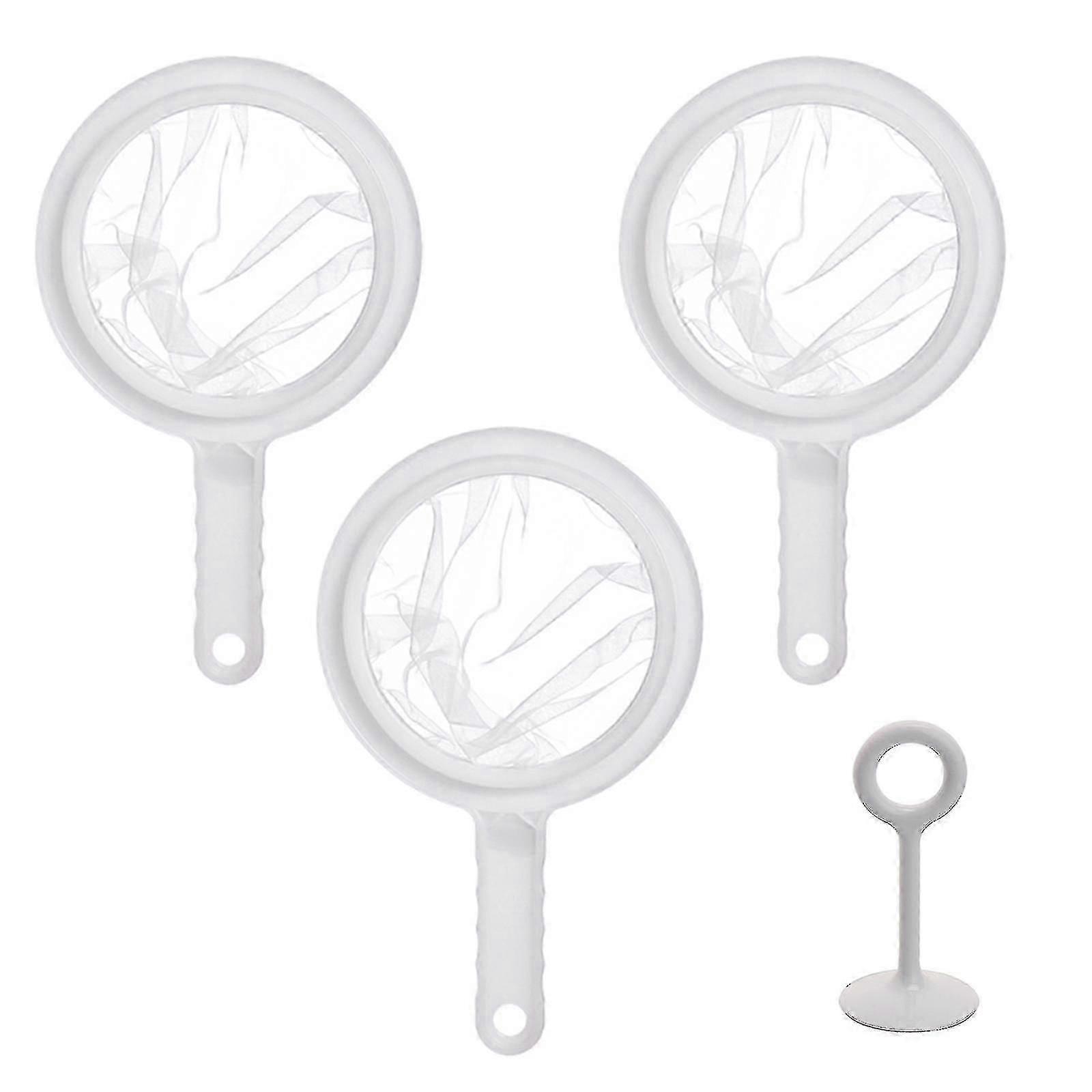 100/200/400mesh Kitchen Fine Ultra-fine Mesh Strainer Kitchen Nylon Mesh Filter Spoon