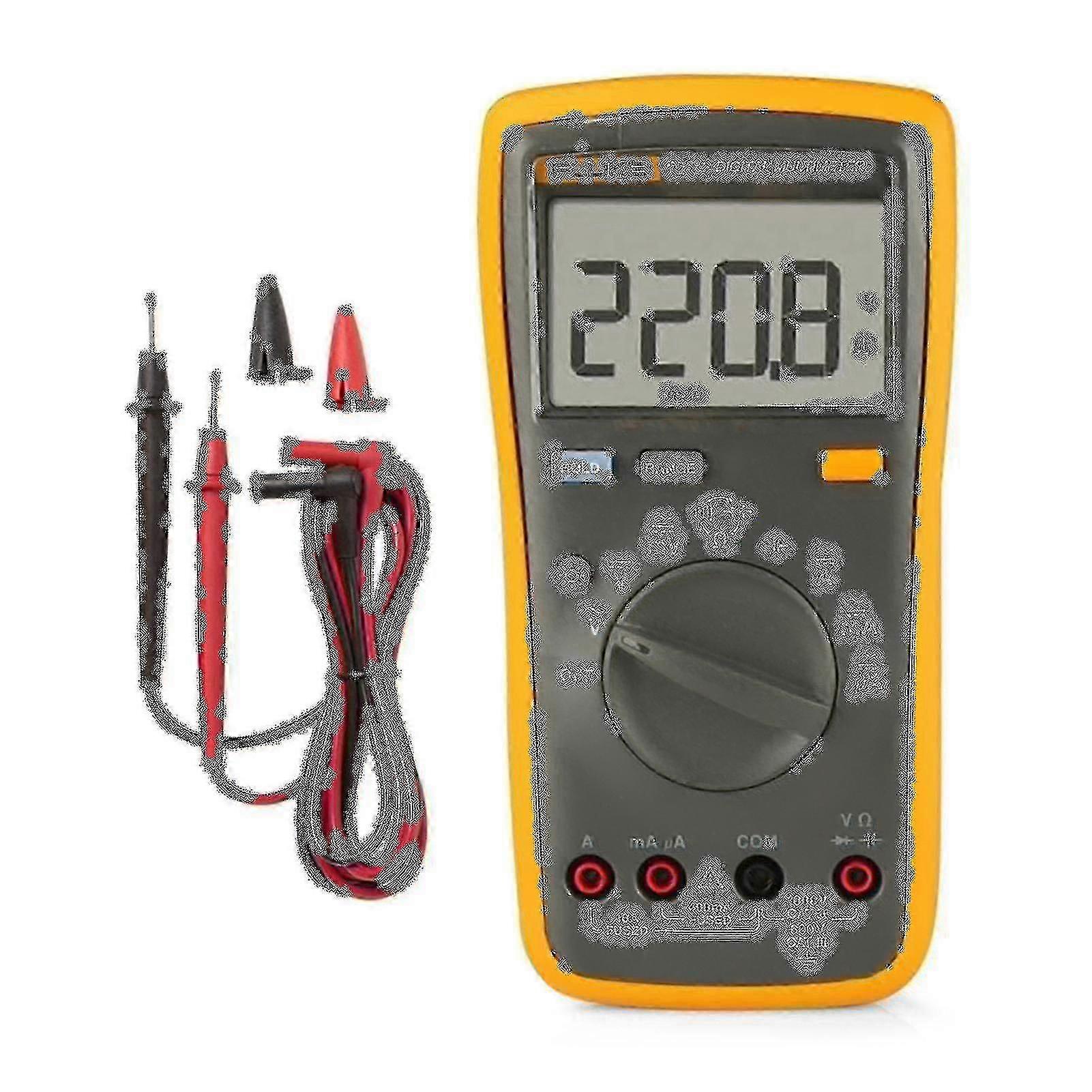 Fluke F15b + 4000 tæller Multimeter Bærbart digitalt multimeter Håndholdt voltmeter Ammeter Spændingsmåler Universalmåler Måling Ac / dc Spændingsmodstand
