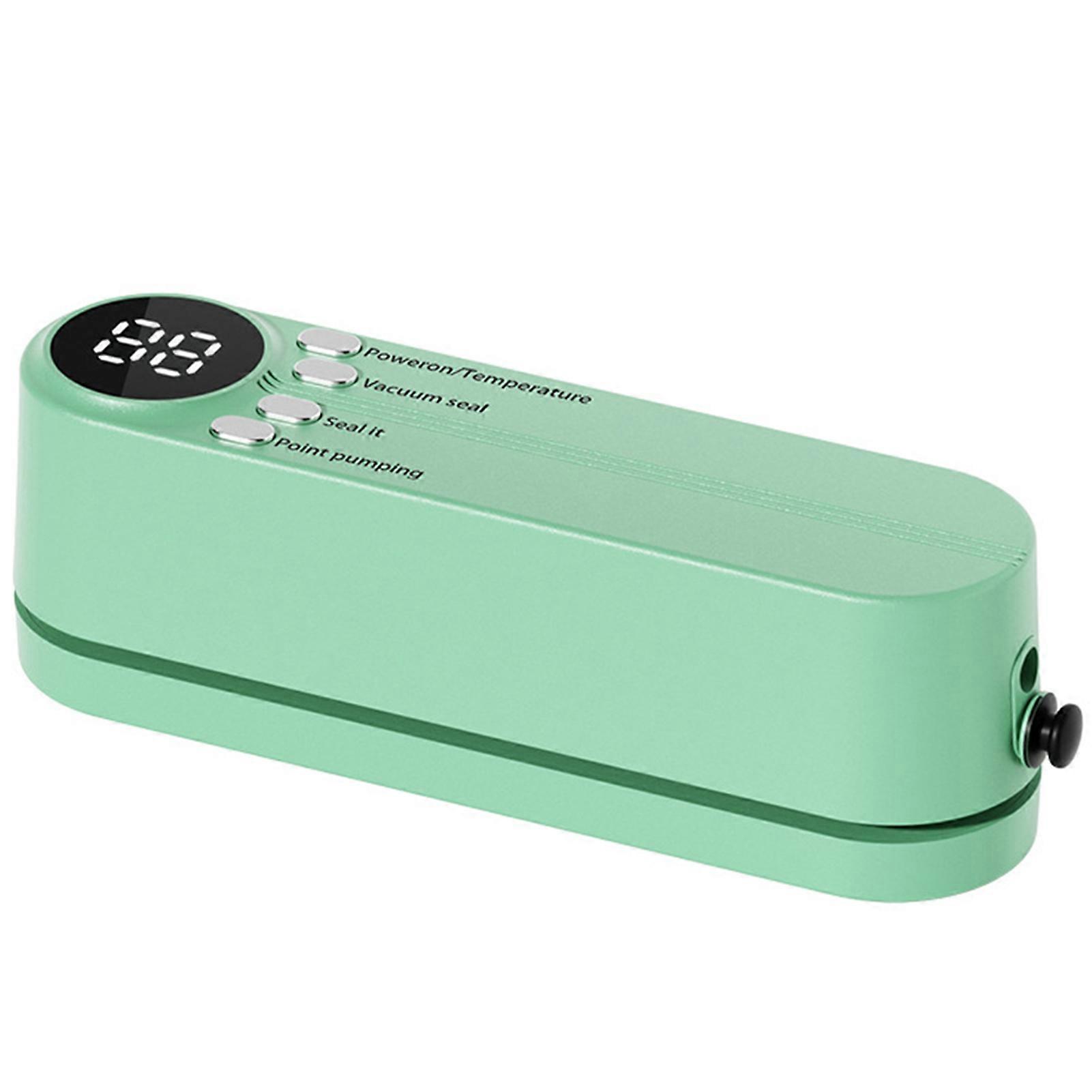 Food Vacuum Sealer, USB Rechargeable Handheld Food Sealing Machine for Home Use,3 Speed Wet Dry Food Dual Use