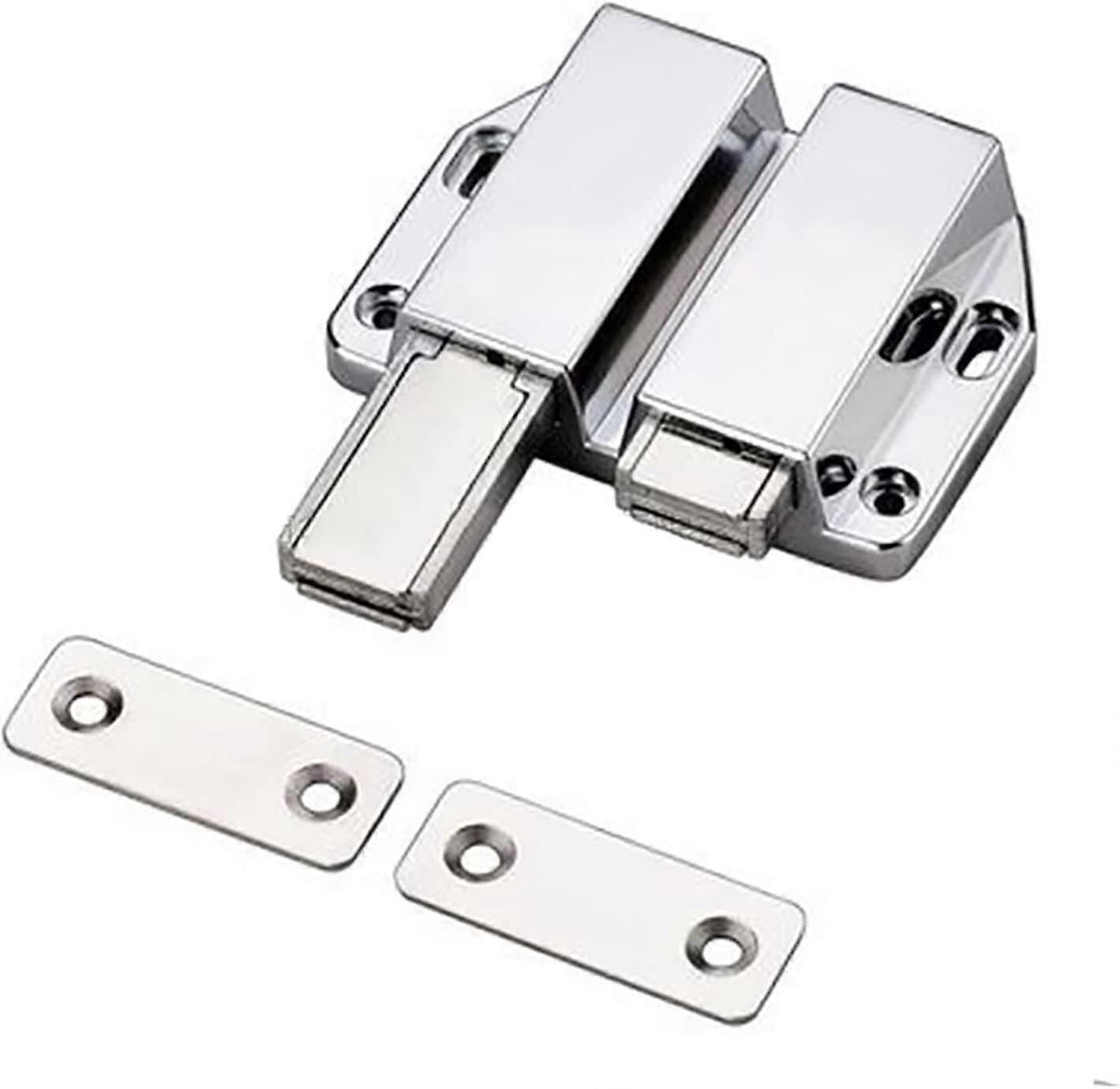 Magnetic Touch Latch for Cabinets, 2 Push Pack to Open Door Catches