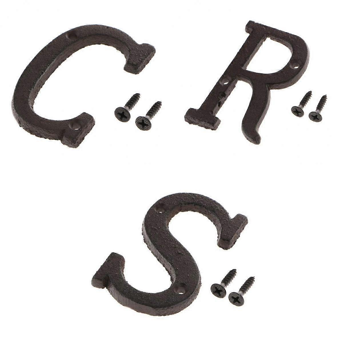 3x Letters Bedroom Large Letters