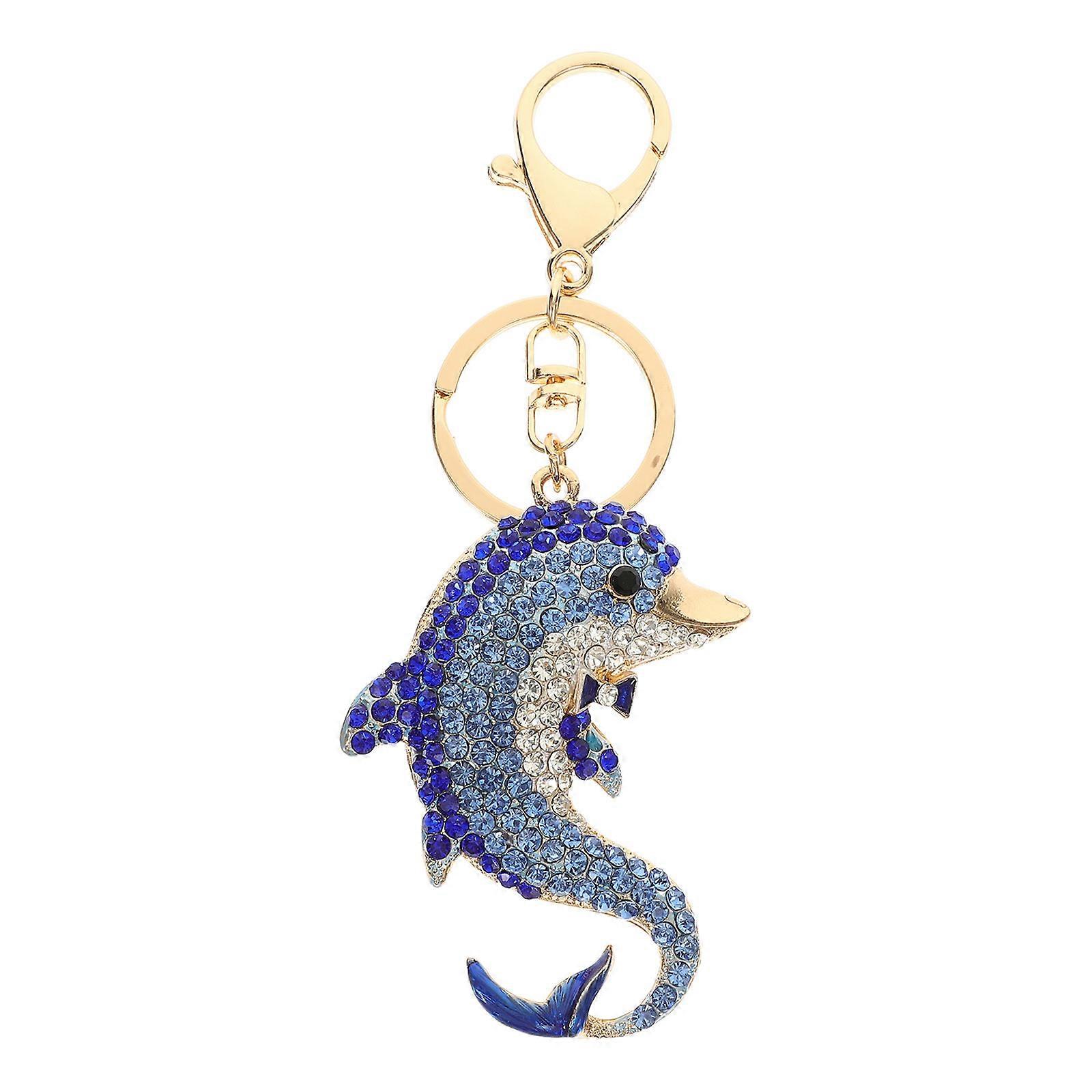 Stylish Metal Dolphin Keychain, Versatile Bag and Key Attachment