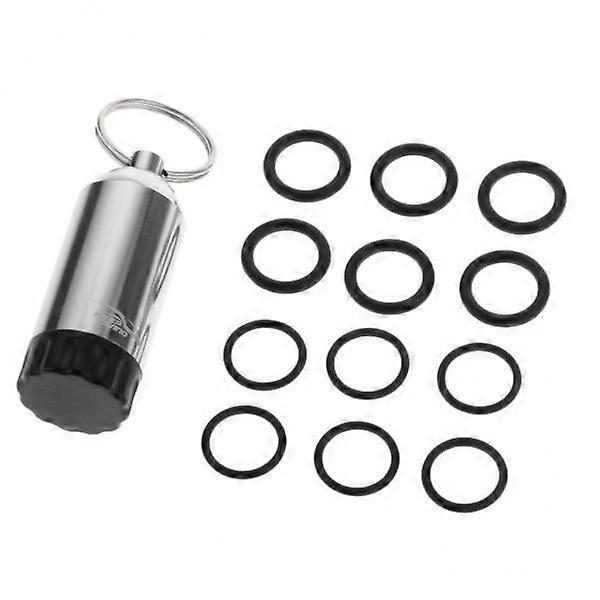 2-4 pieces Mini Scuba Diving Tank with 12 O Rings And Brass Pick Dive Key Chain