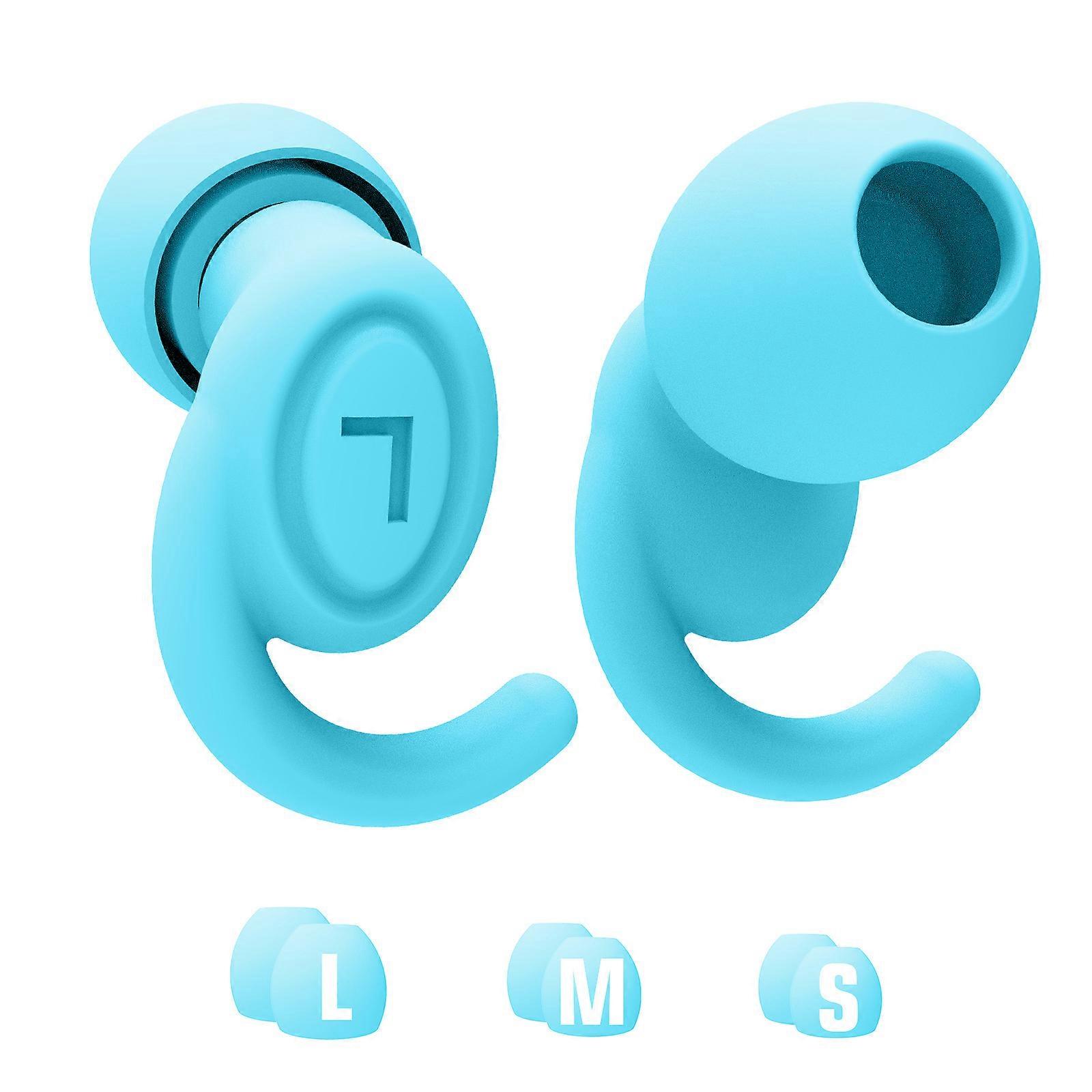 INF 1 Pair of 9-Shaped Silicone Earbuds for Noise Cancellation