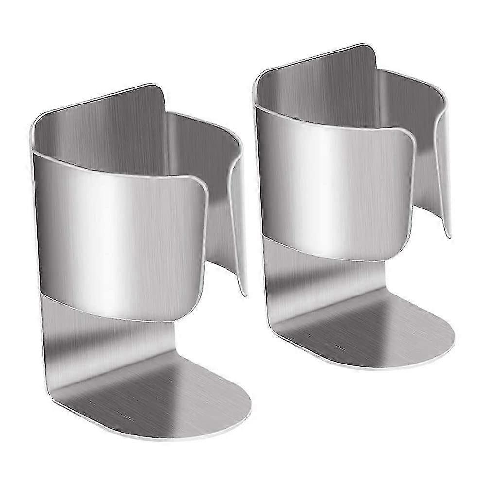 2Pcs Porte-brosse à dents électrique - Mural avec rangement pour dentifrice