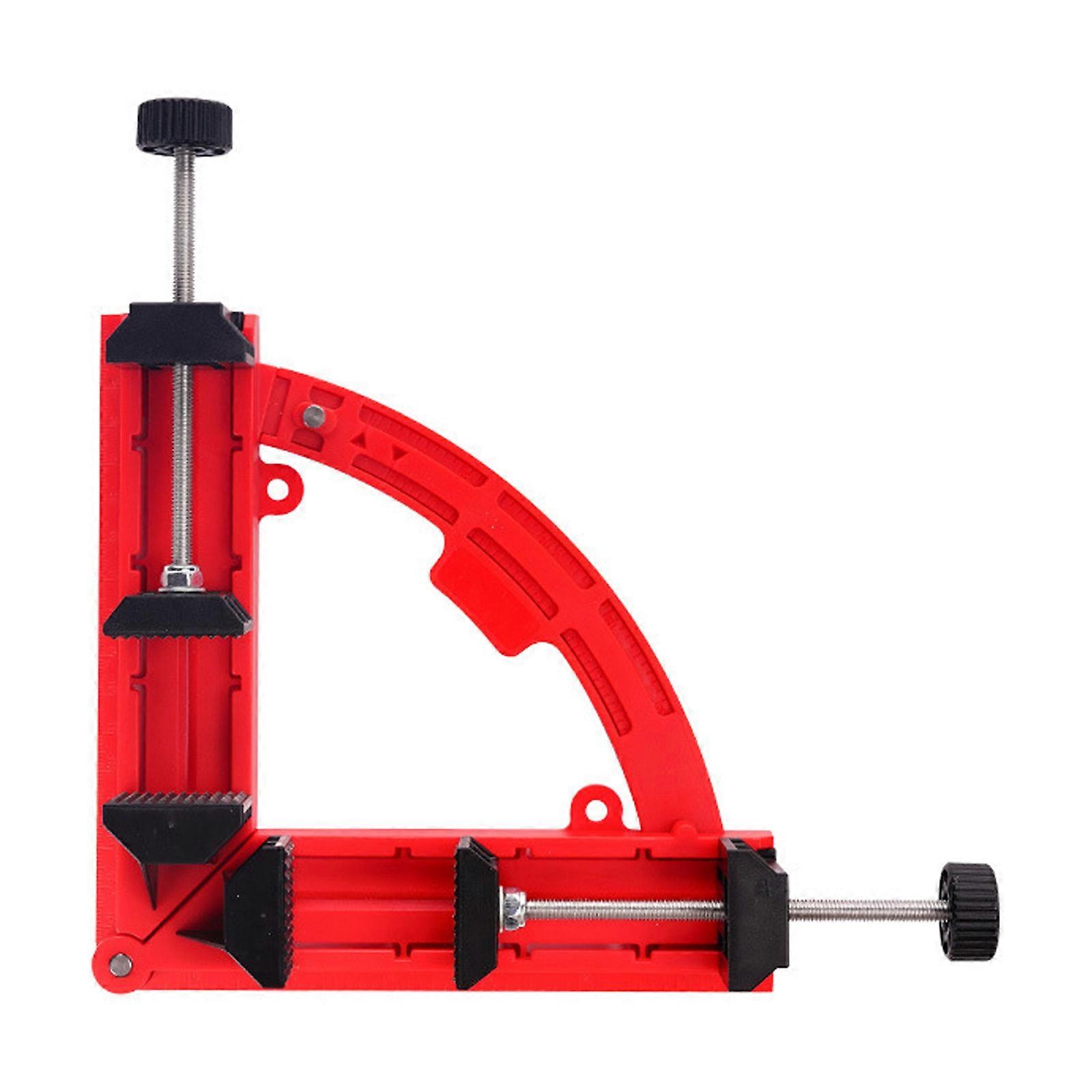 Adjustable Woodworking Clamp Picture Frame Carpentry Right Angles Clip Secure Durable Compatible for Joining Wood Boards