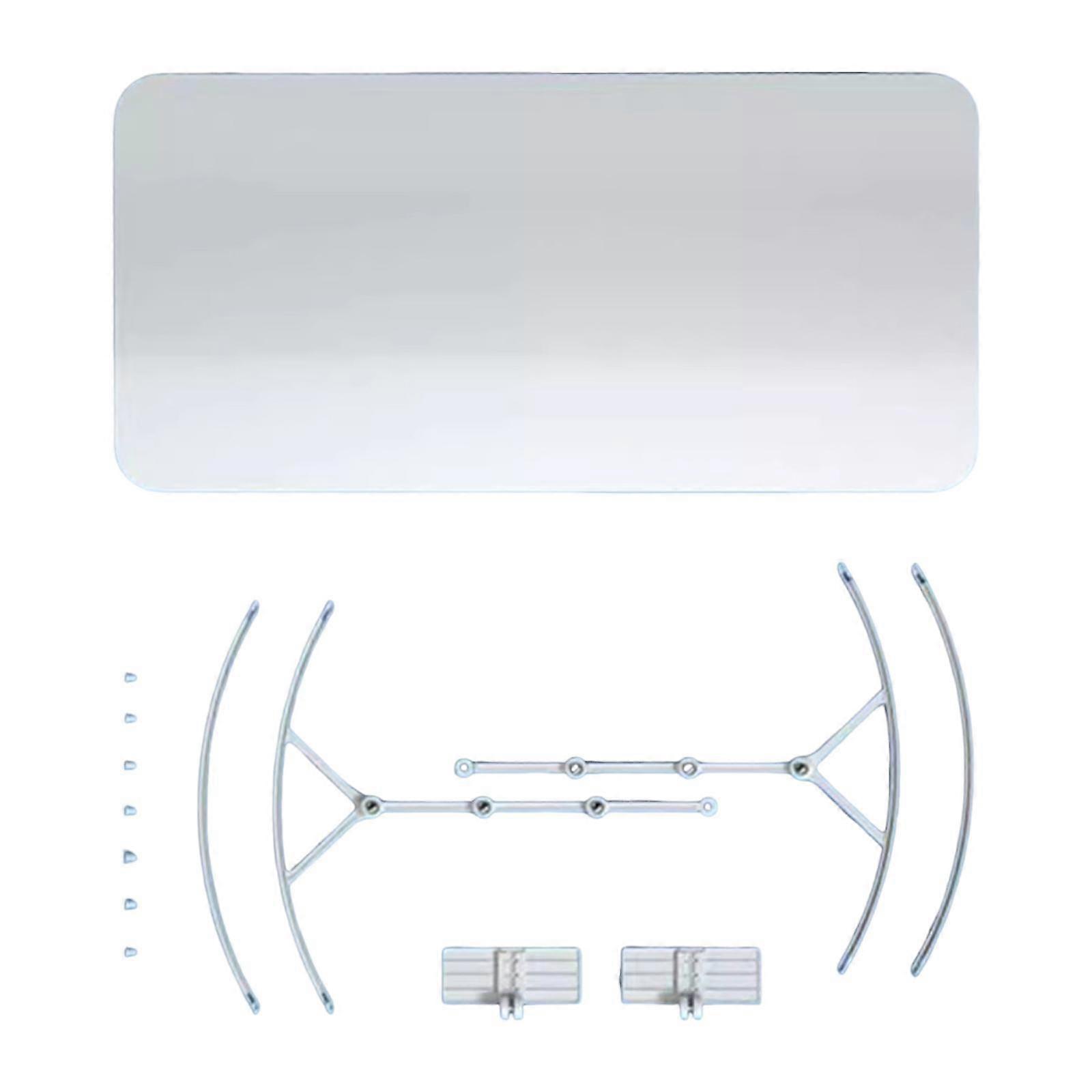 Air Conditioner Vent Deflector Cuttable Office Outlet Air Baffle Windshield