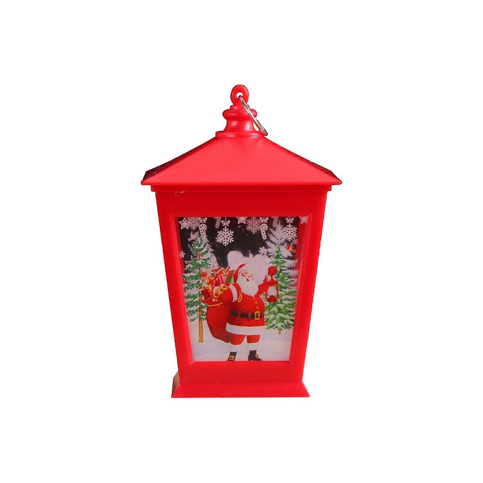 Christmas Decorations LED Lighted Hanging Lantern, Xmas Night Light, Versatile