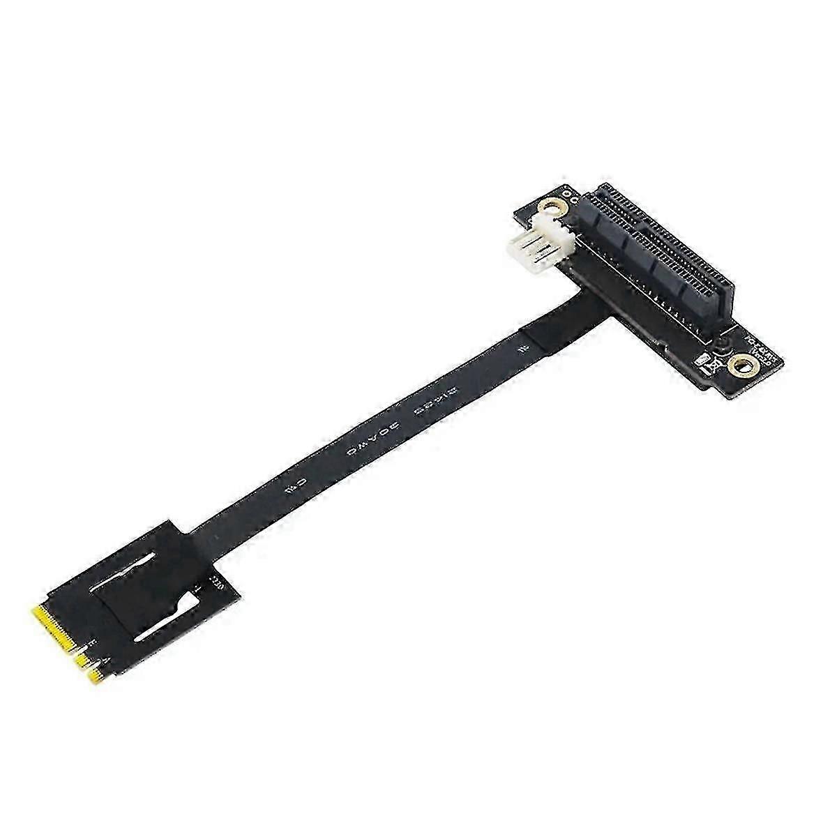 270 Degree M.2 NGFF Dual Key A-E to PCI-E 4X Adapter Convert Cable for PCI-E Tester Extender