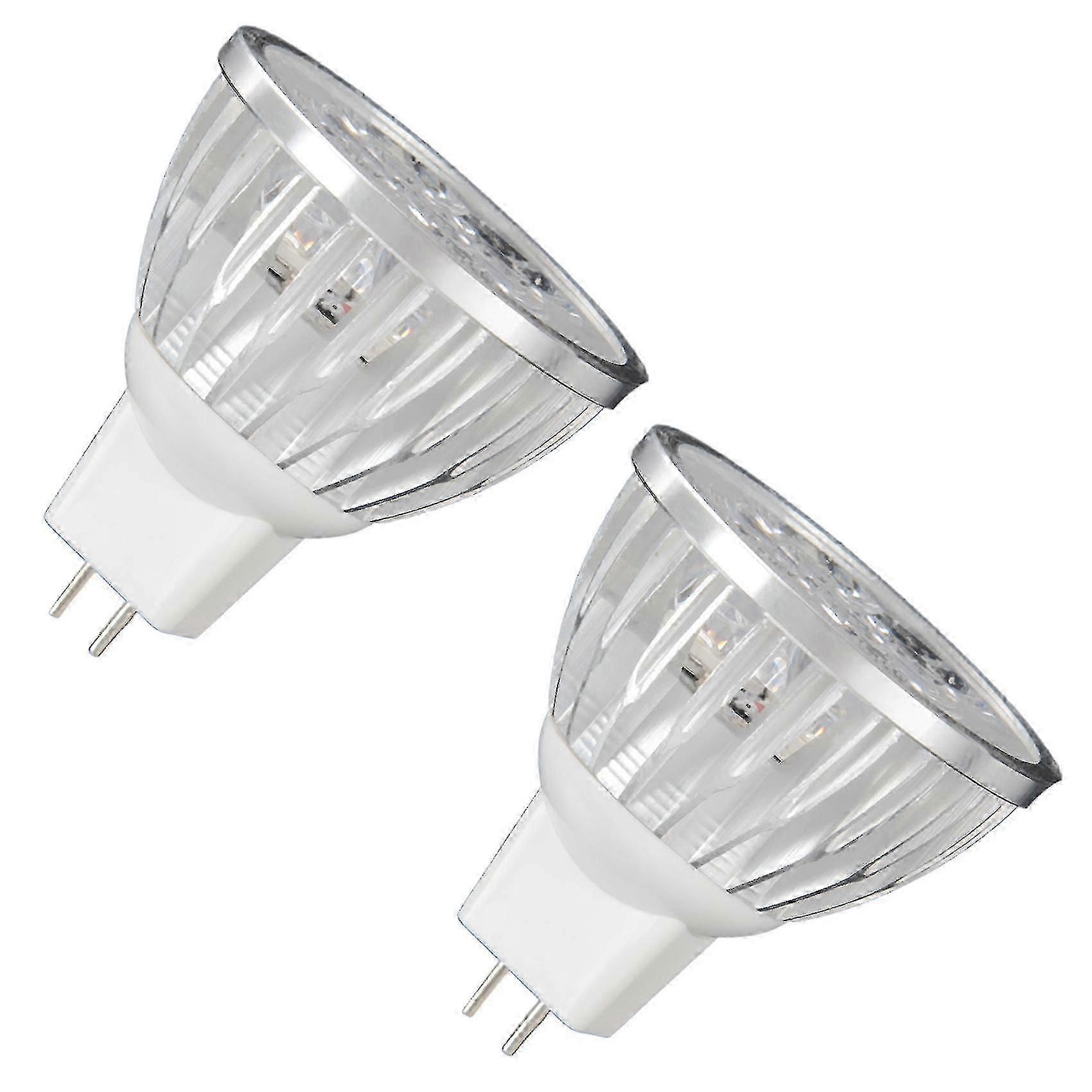 2x 4w Dimmable Mr16 Led Bulb/3200k Warm White Led Spotlight/50 Watt Equivalent Bi Pin Gu5.3 Base/33