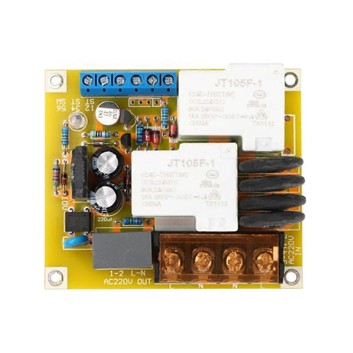 30A Power Amplifier Soft Start Power Supply Board Class A Time-Delay Soft Start Board DC Control Wi