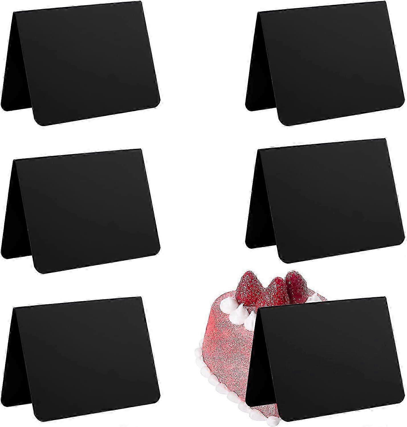 6-Pack Small Double-Sided Chalkboards, Mini Erasable Signs for Writing & Display