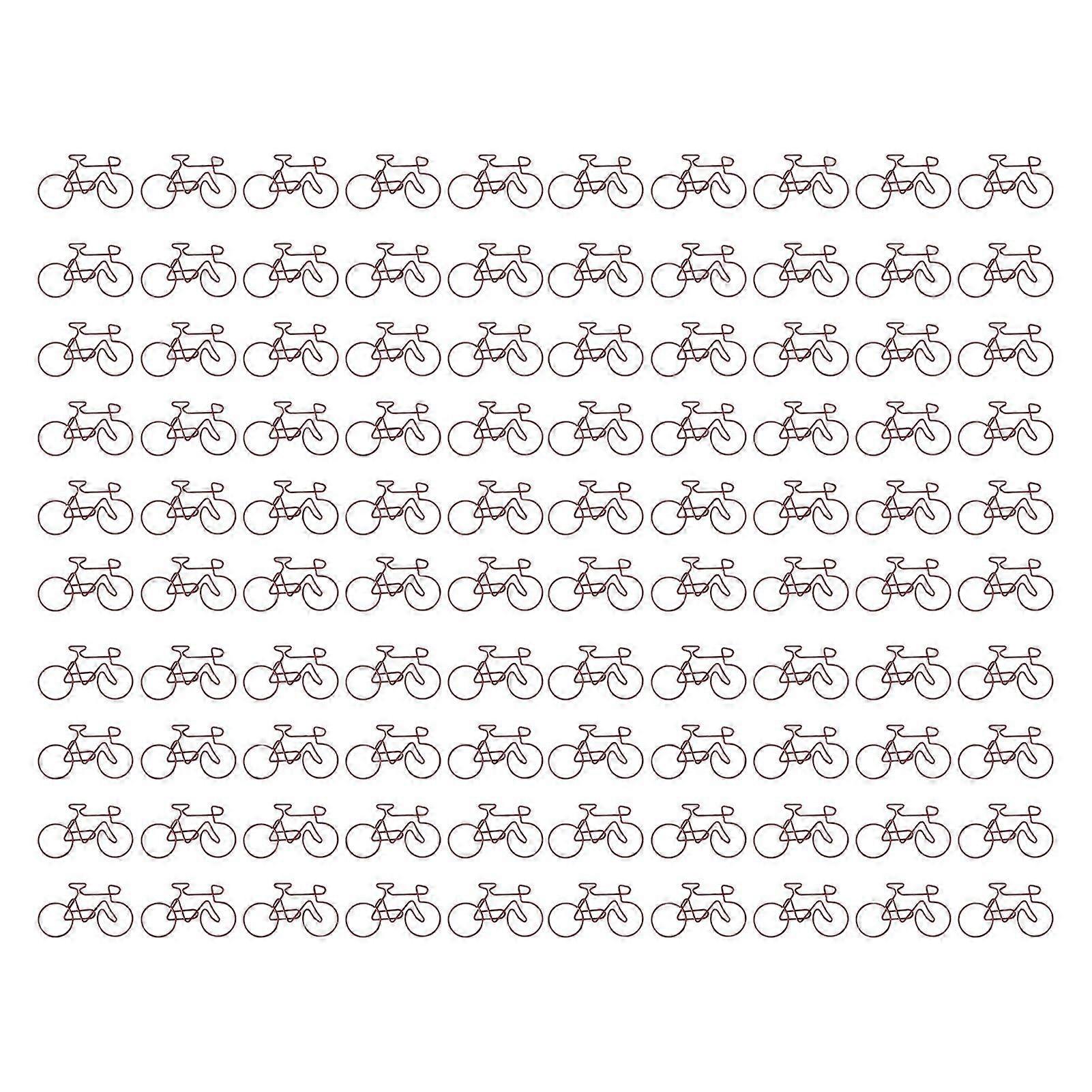 2025 Latest Model  100pcs Paper Clips Multipurpose Cute Bike Shape