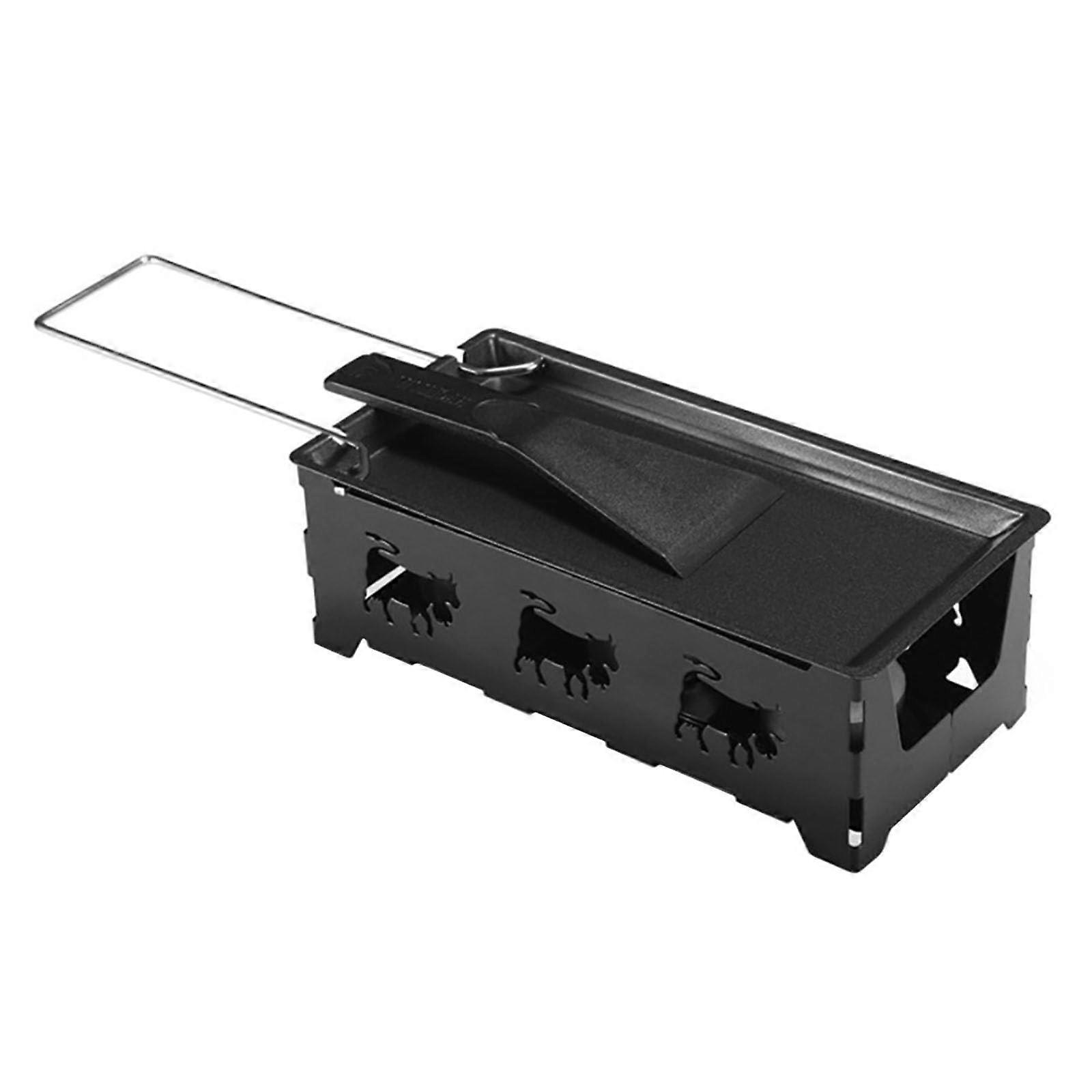 Efficient Cheese Barbeclet Grill Pan and Spatula, Cheese Melting Pan Set, Spatula Included, Kitchen Cookware