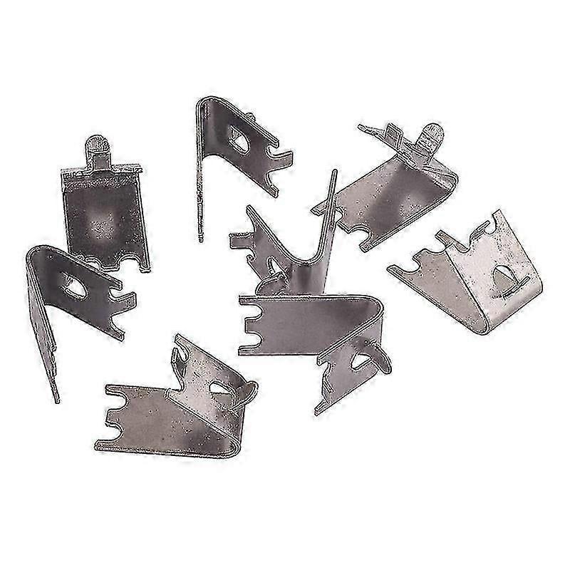 12pcs Stainless Steel Freezer Shelf Clips Square Support for Refrigerator Cooler Shelf Organization