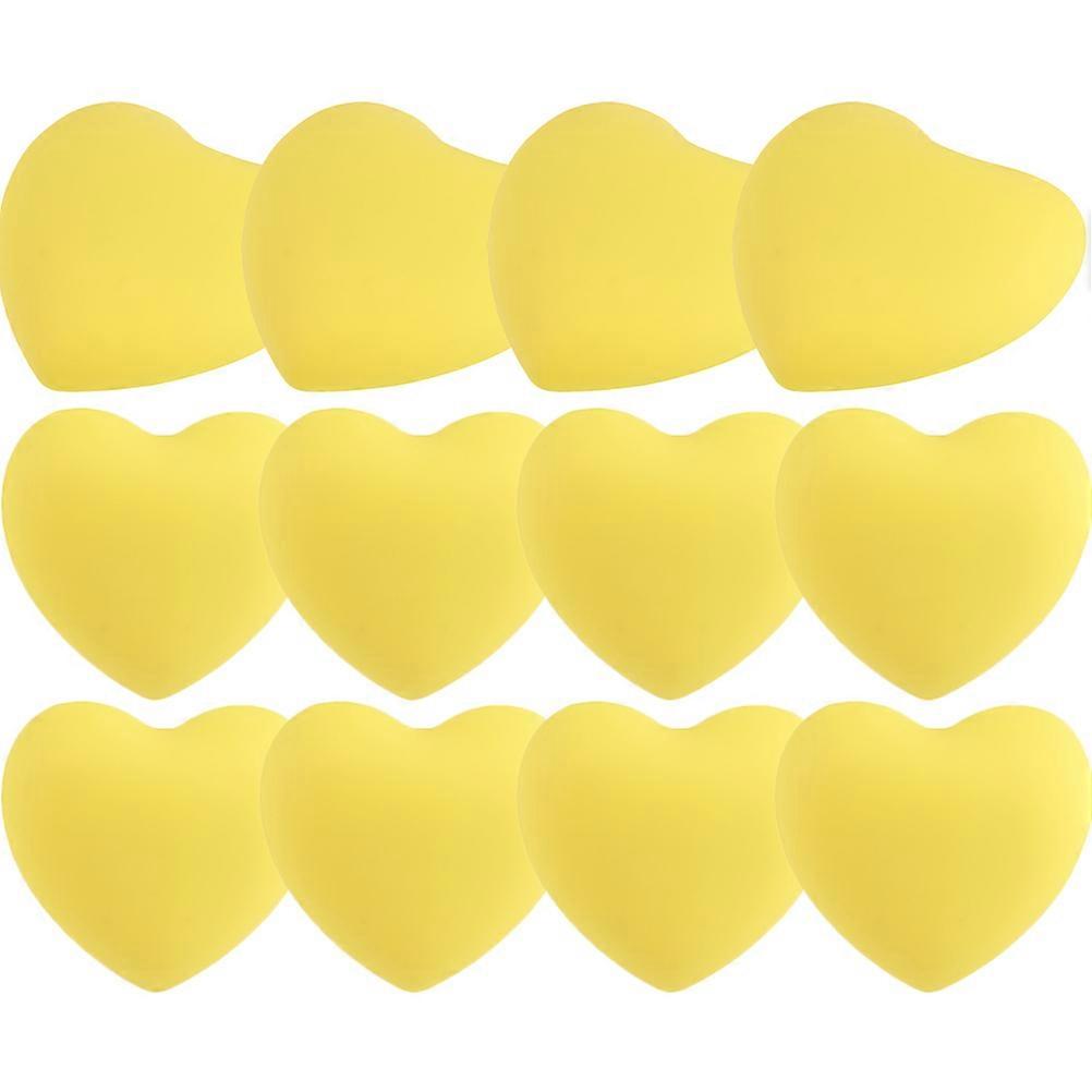 Cabinet Hardware Knobs Simple Heart Shape Furniture Handles 12Pcs Alloy