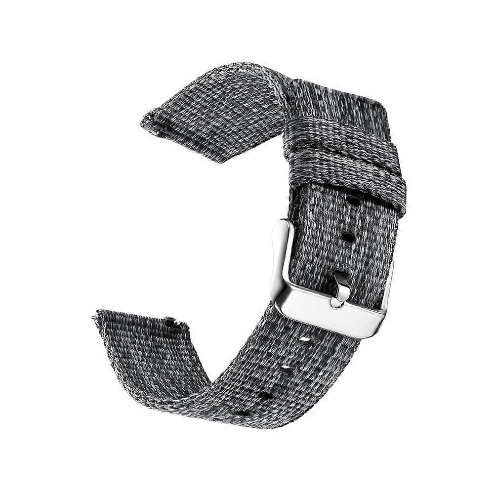 Thickened Nylon Canvas Watch Band Durable Replacement Strap Compatible With Samsung Gear Comfortable Wristband