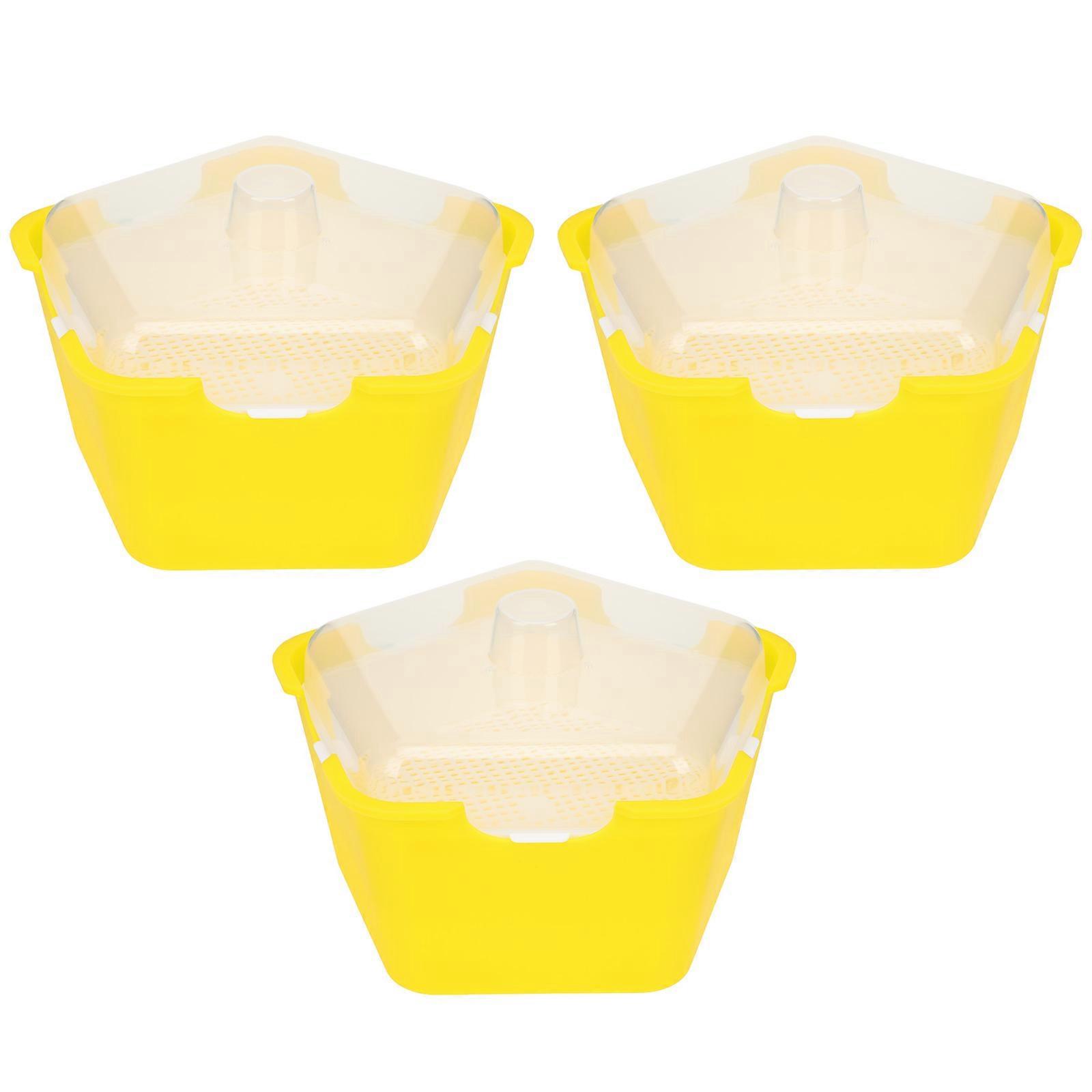 3pcs Multi Hole Plastic Germination Trays for Seedlings – Durable, Lightweight Growing Containers for Home Planting and Higher Survival Rate