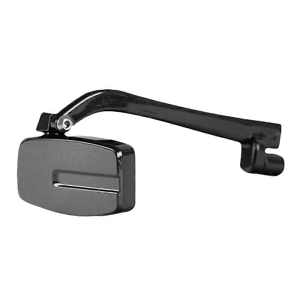 Rearview Mirror For Bike Handlebar Mount Cycling Rearview Vision Enhanced Safety Convex Black 1Pcs