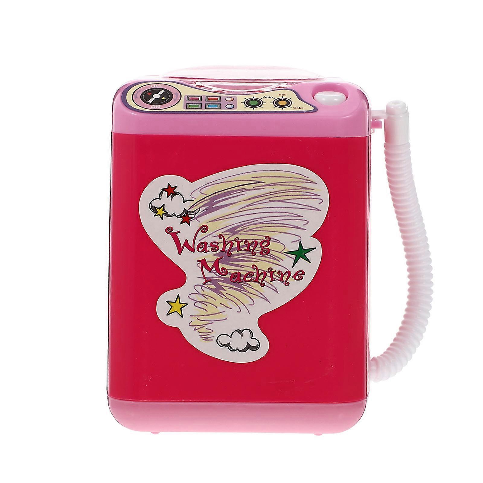 Compact Mini Washing Machine for Creative Educational Play, Multi Purpose Brush Cleaner, Role Play & Parent Interaction Toy