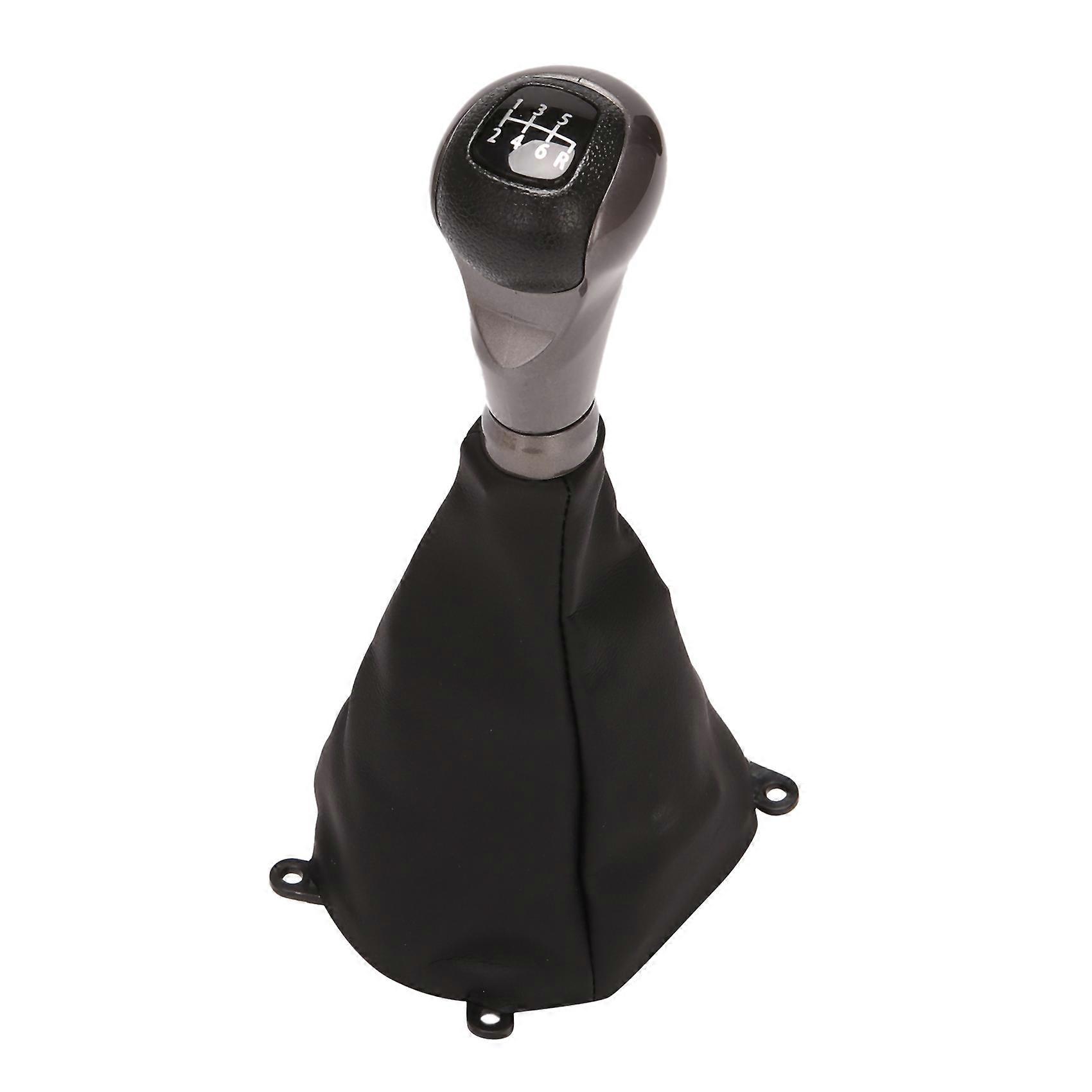 6 Gear Lever Gear Knob With Dust Cover For Honda Civic DX EX LX Model 2006-2011 Car Accessories