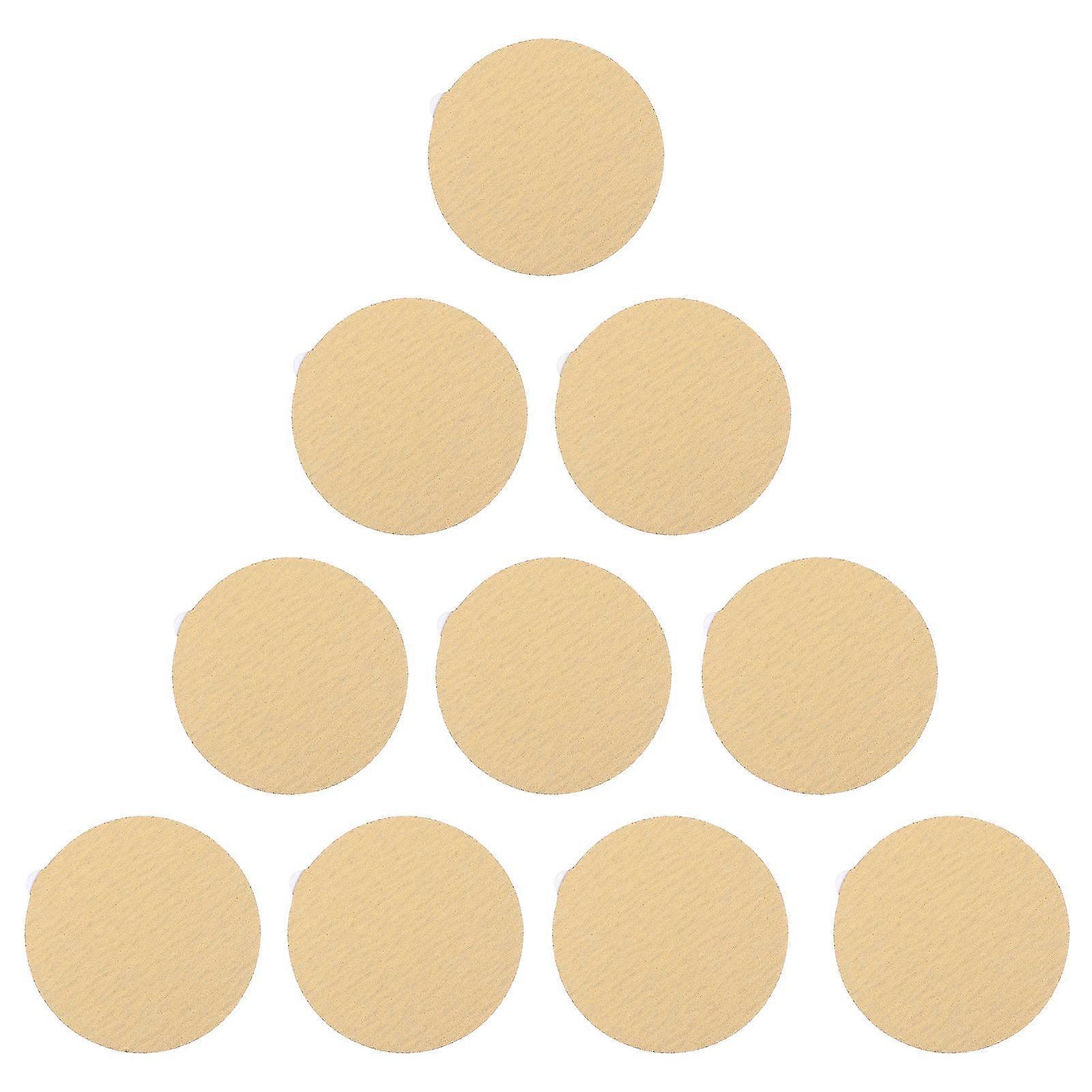 Sanding Discs Synthetic Material Wood Polishing Round 10Pcs