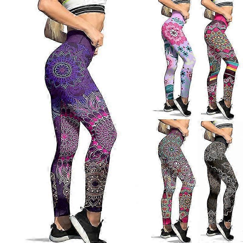 New tailored printed pants yoga pants