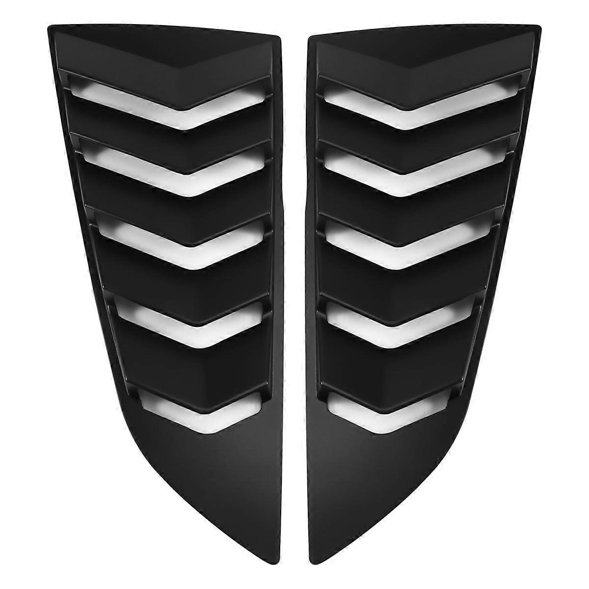 Couvercle décoratif de volet latéral de fenêtre à persienne arrière A